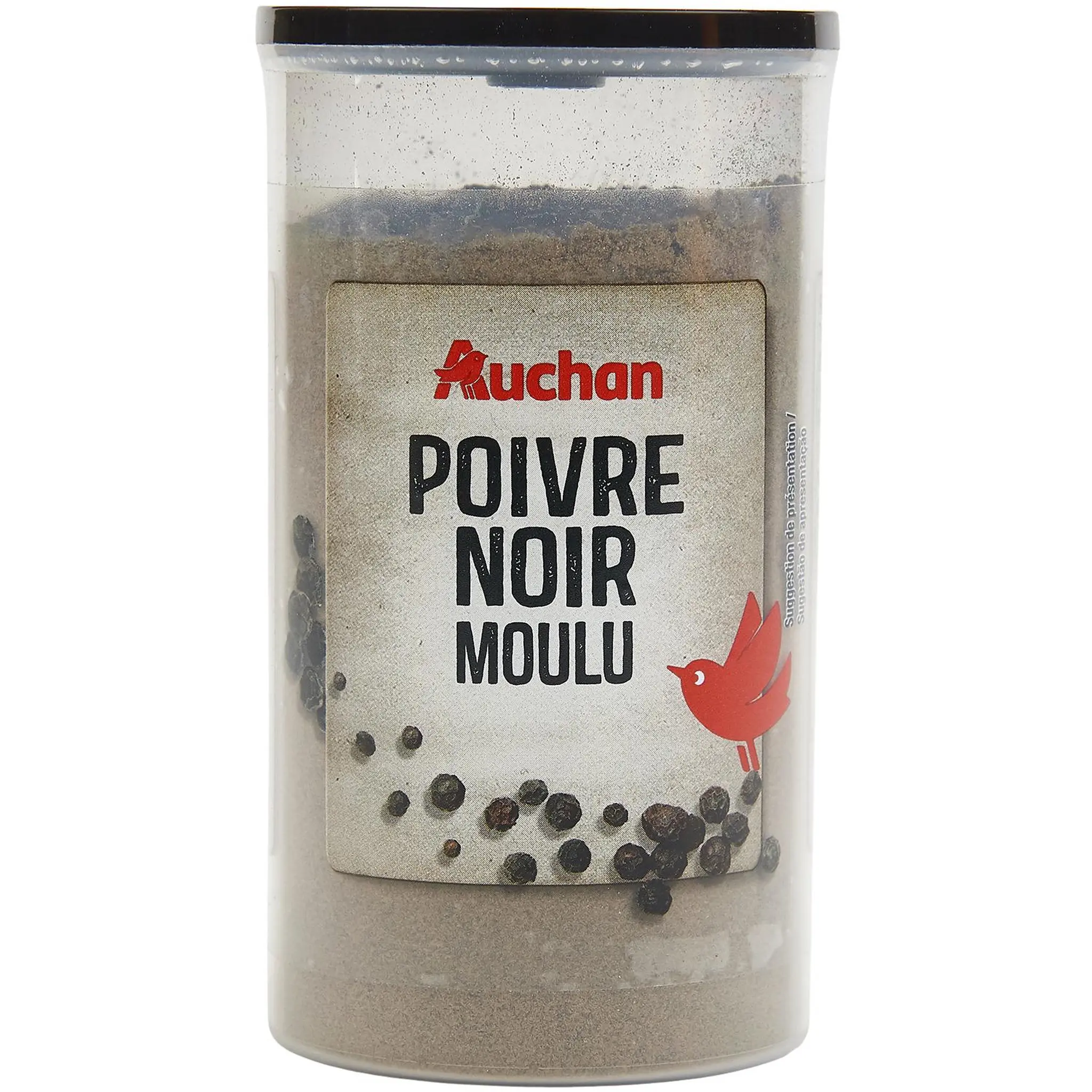AUCHAN Poivre noir moulu