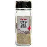 AUCHAN Poivre gris moulu
