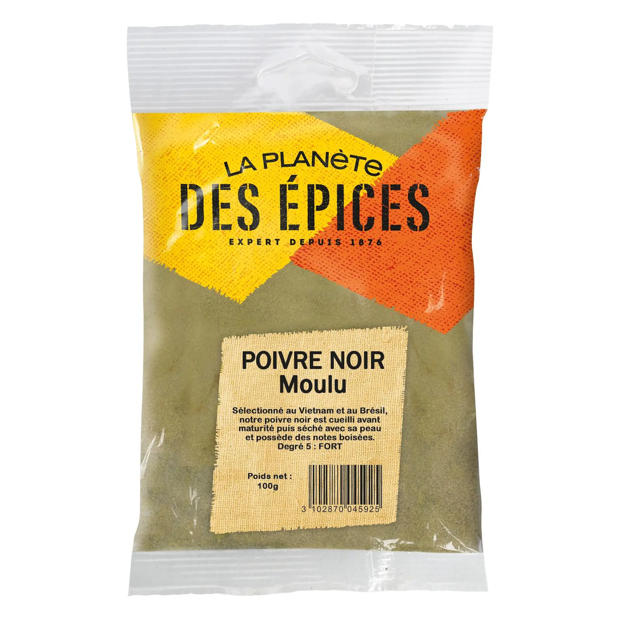 SPIGOL Poivre noir moulu en sachet