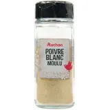 AUCHAN Poivre blanc moulu