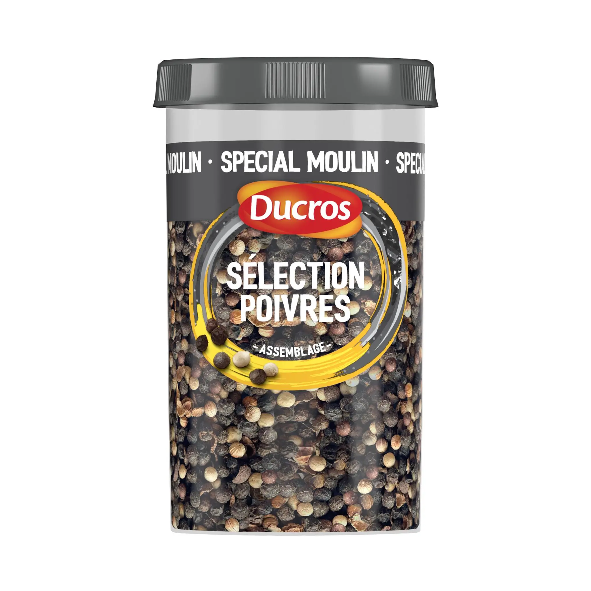 DUCROS Mélange sélection poivres en grains spécial moulin