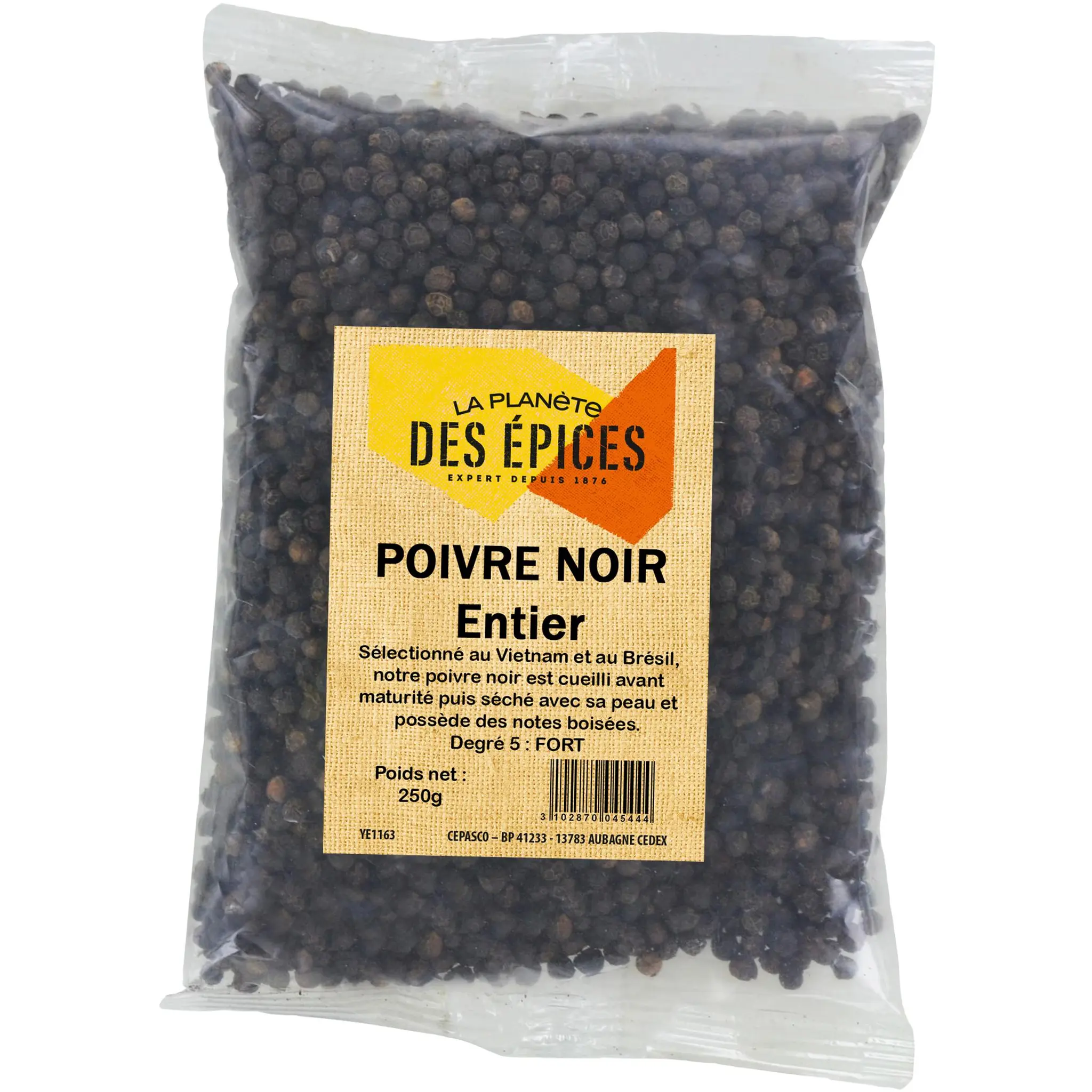 LA PLANETE DES EPICES Poivre noir entier