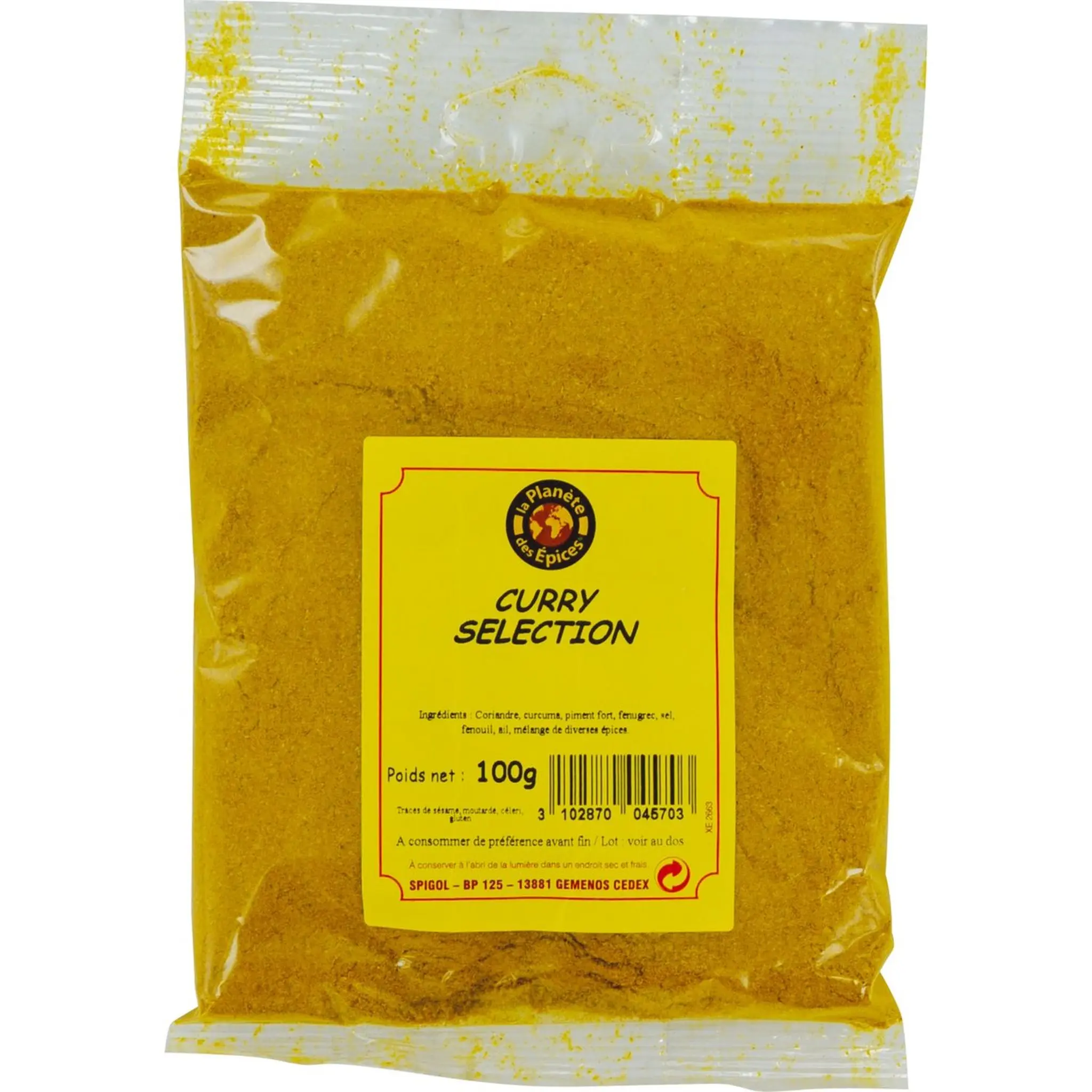 LA PLANETE DES EPICES Epices curry sélection
