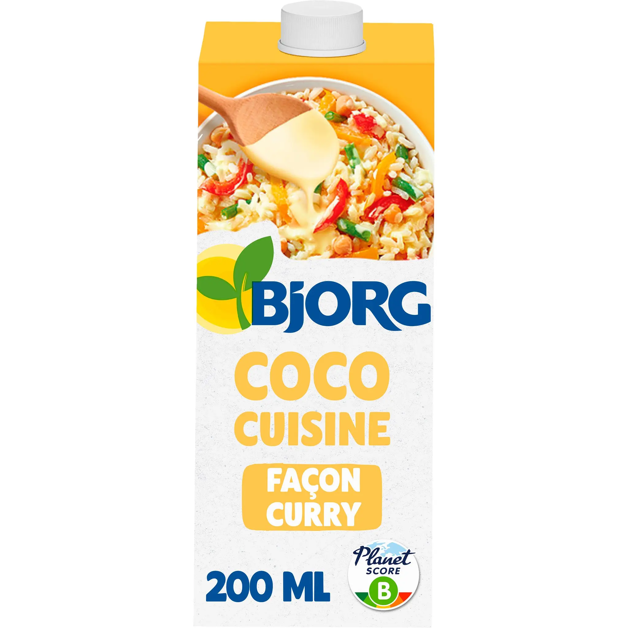 BJORG Aide culinaire biologique à base de noix de coco saveur curry