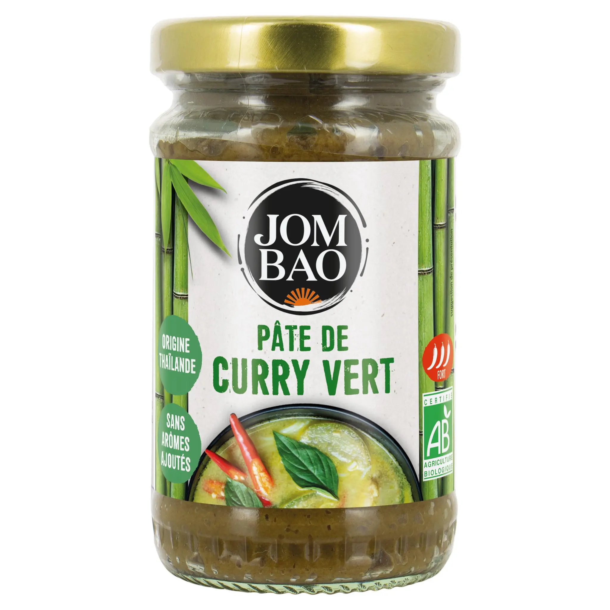 JOM BAO Curry vert pâte bio
