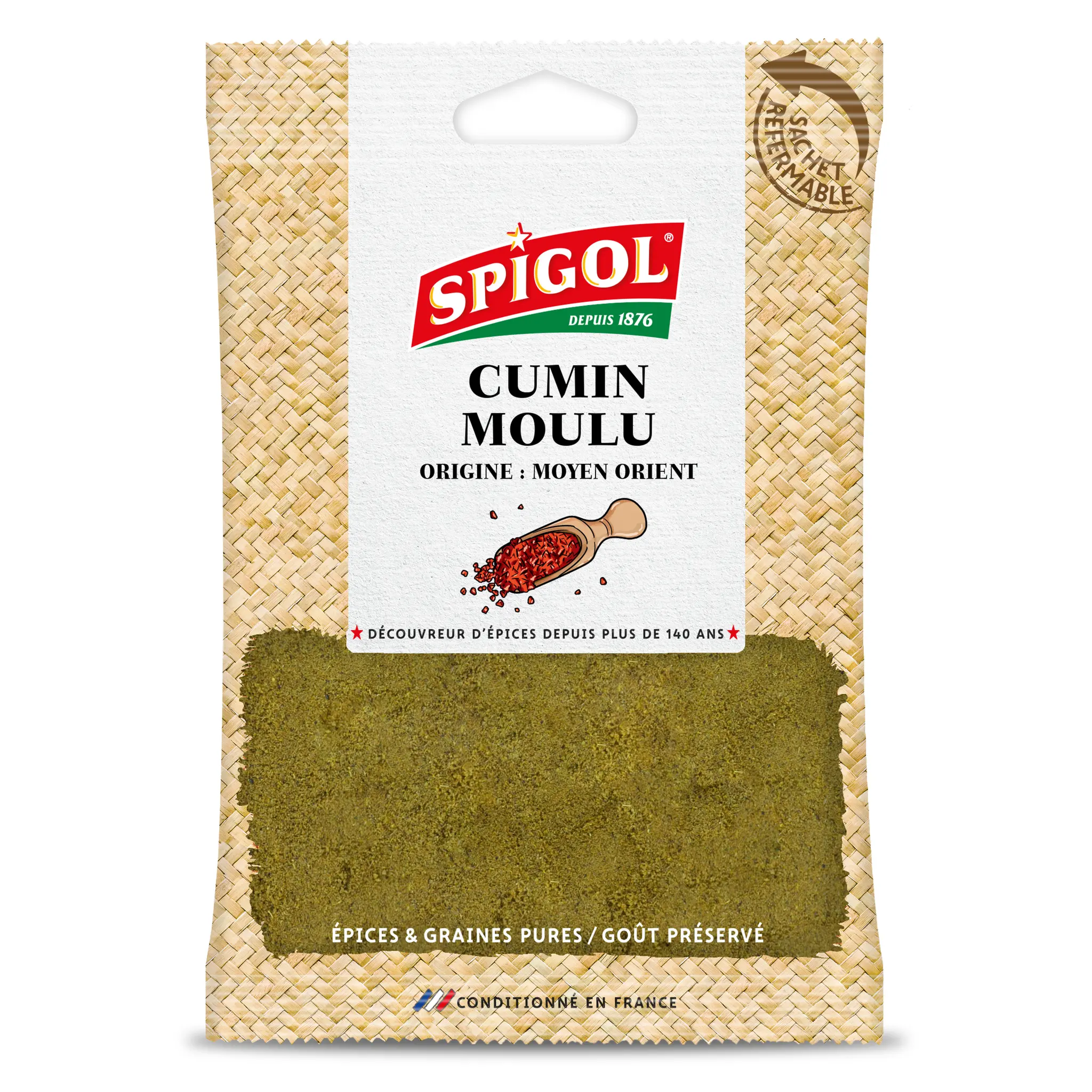 LA PLANETE DES EPICES Cumin moulu en sachet