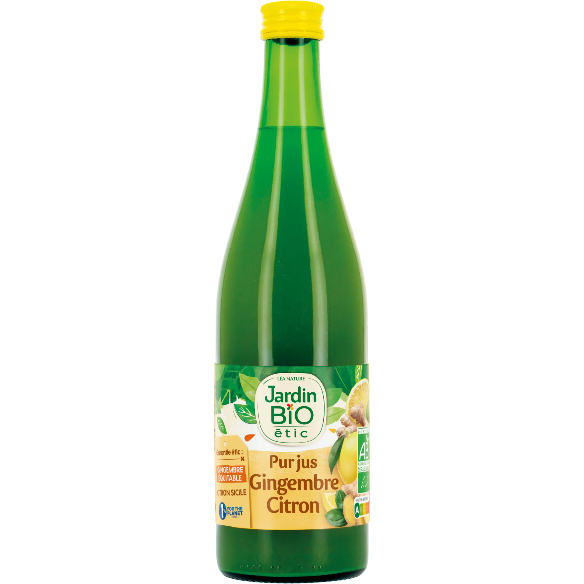 JARDIN BIO ETIC Pur jus gingembre citron