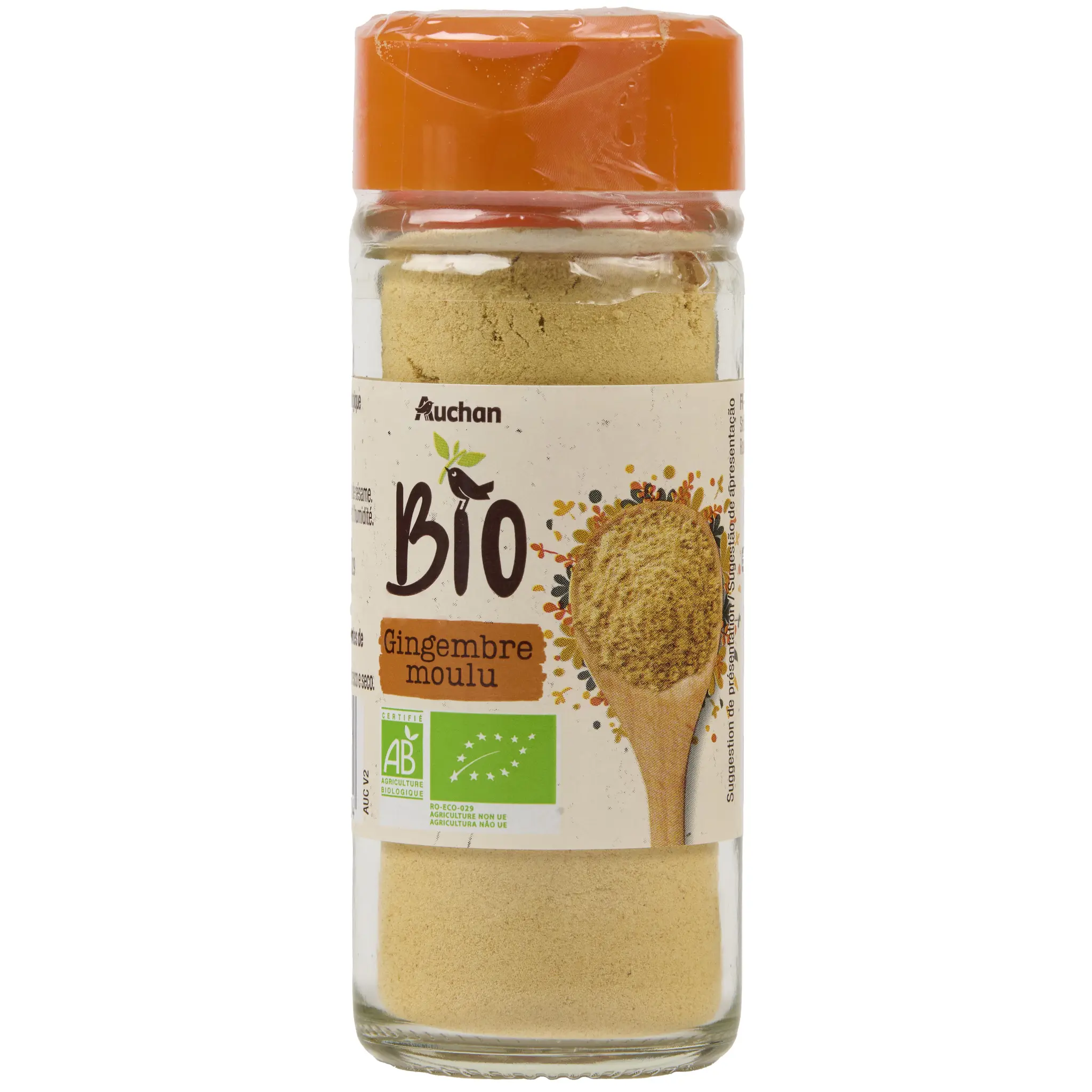 AUCHAN BIO Gingembre moulu