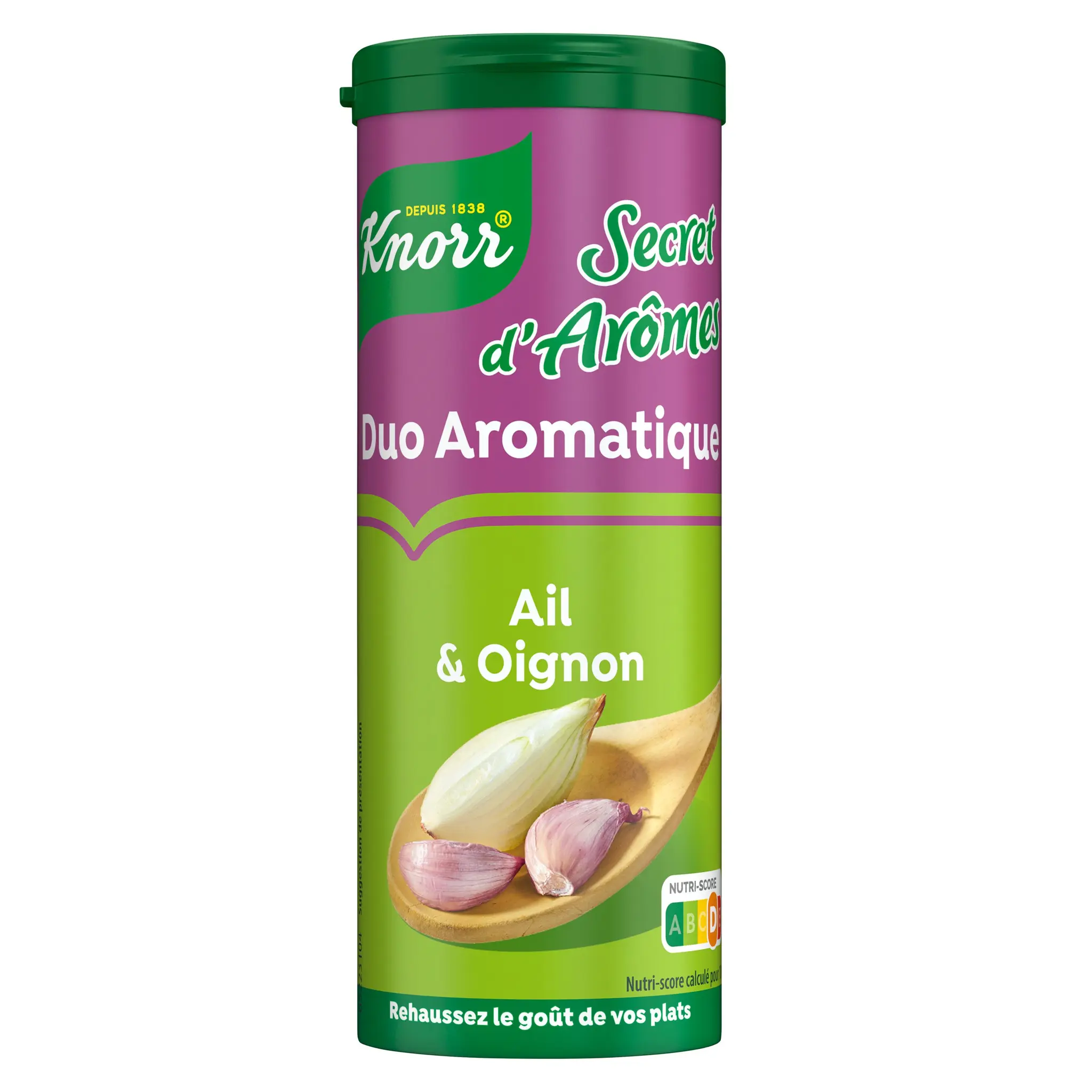 KNORR Secret d'Arômes assaisonnement en poudre ail et oignon sans conservateurs sans colorant artificiel