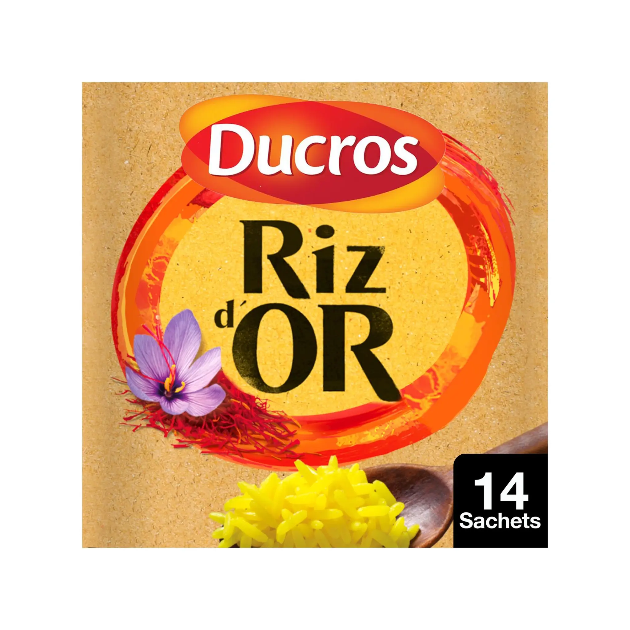 DUCROS Riz d'or au safran sans colorant artificiel