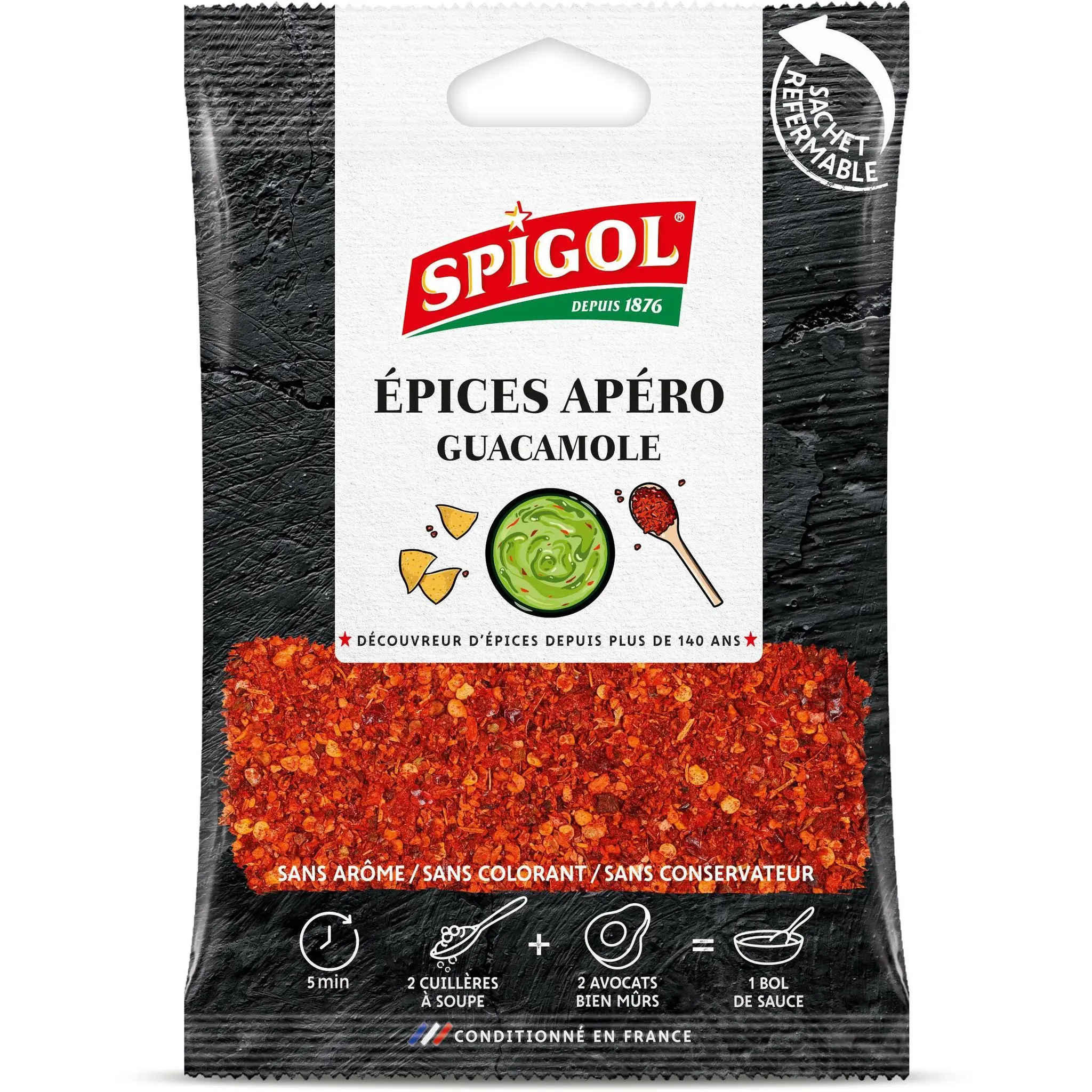 SPIGOL Epices apéro pour guacamole