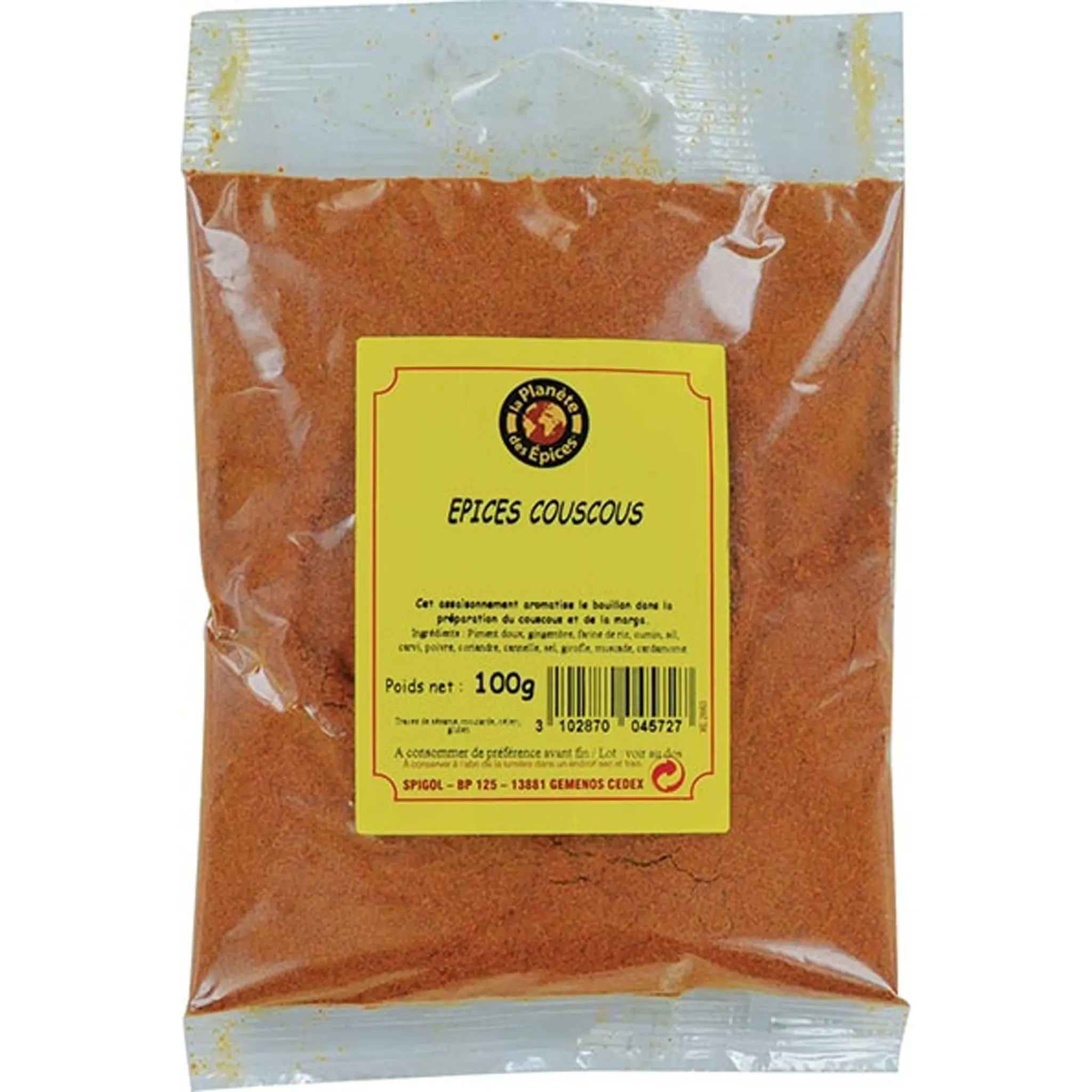LA PLANETE DES EPICES Epices couscous en sachet