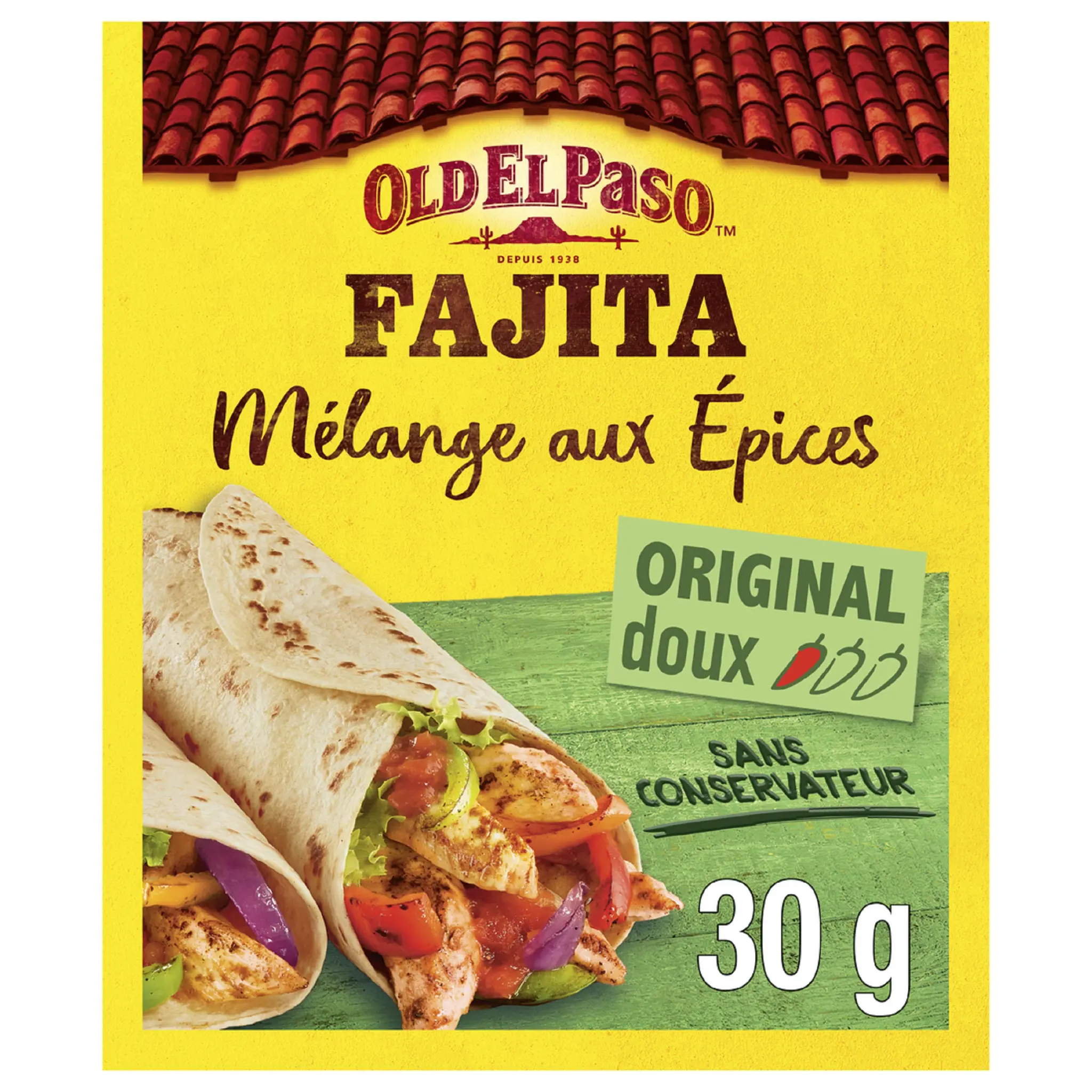 OLD EL PASO Mélange d'épices pour fajitas doux