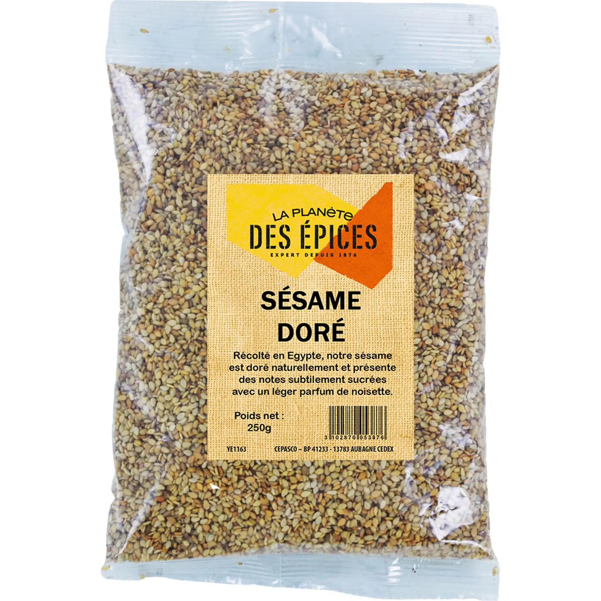 LA PLANETE DES EPICES Sésame doré en sachet