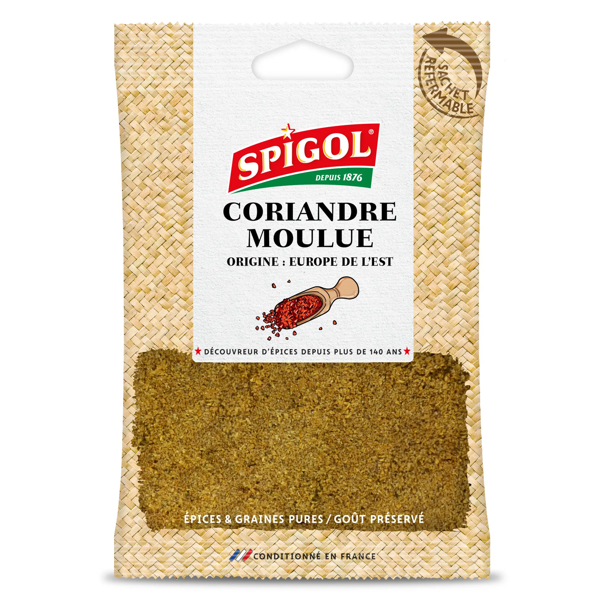 LA PLANETE DES EPICES Coriandre moulue en sachet