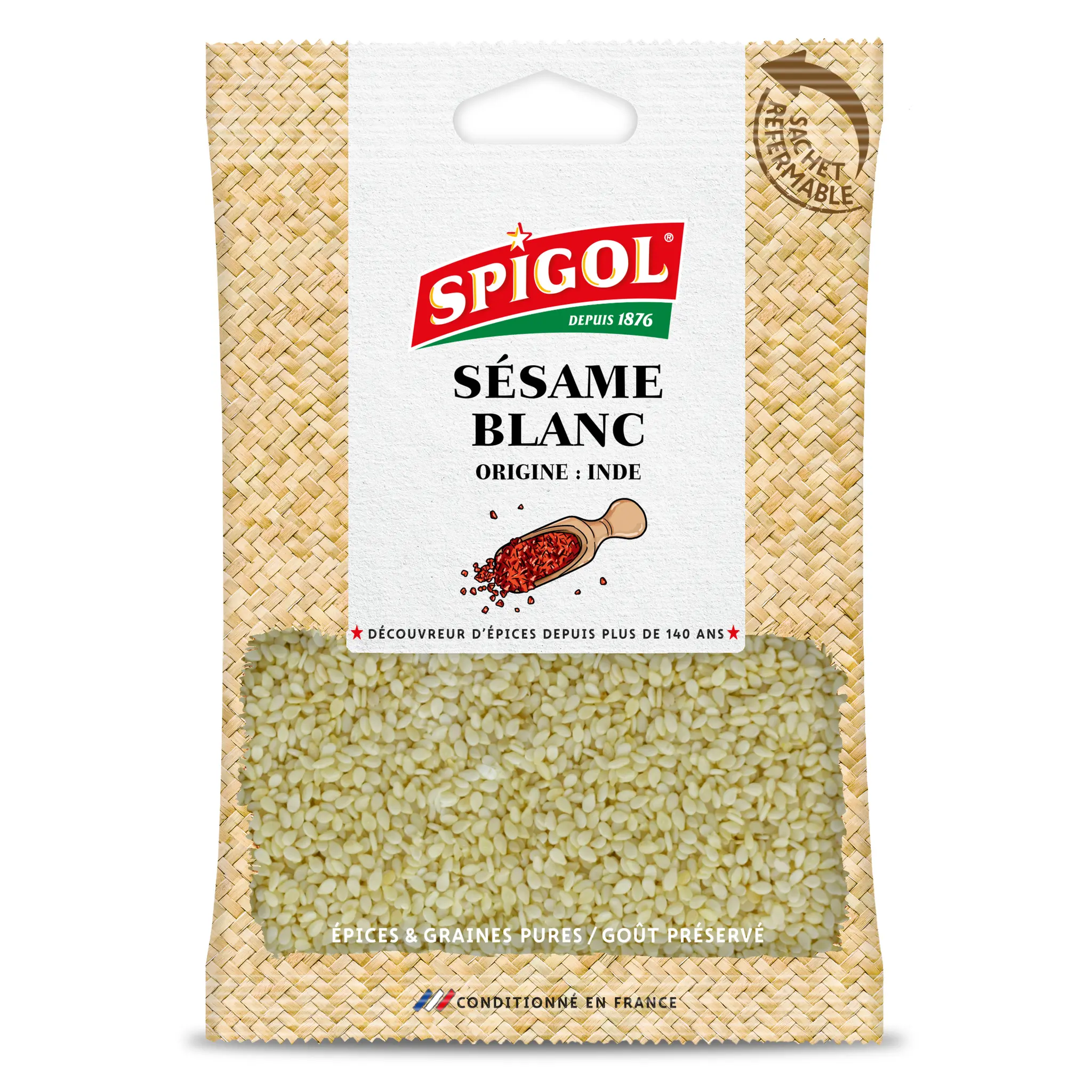SPIGOL Sésame blanc origine d'Inde