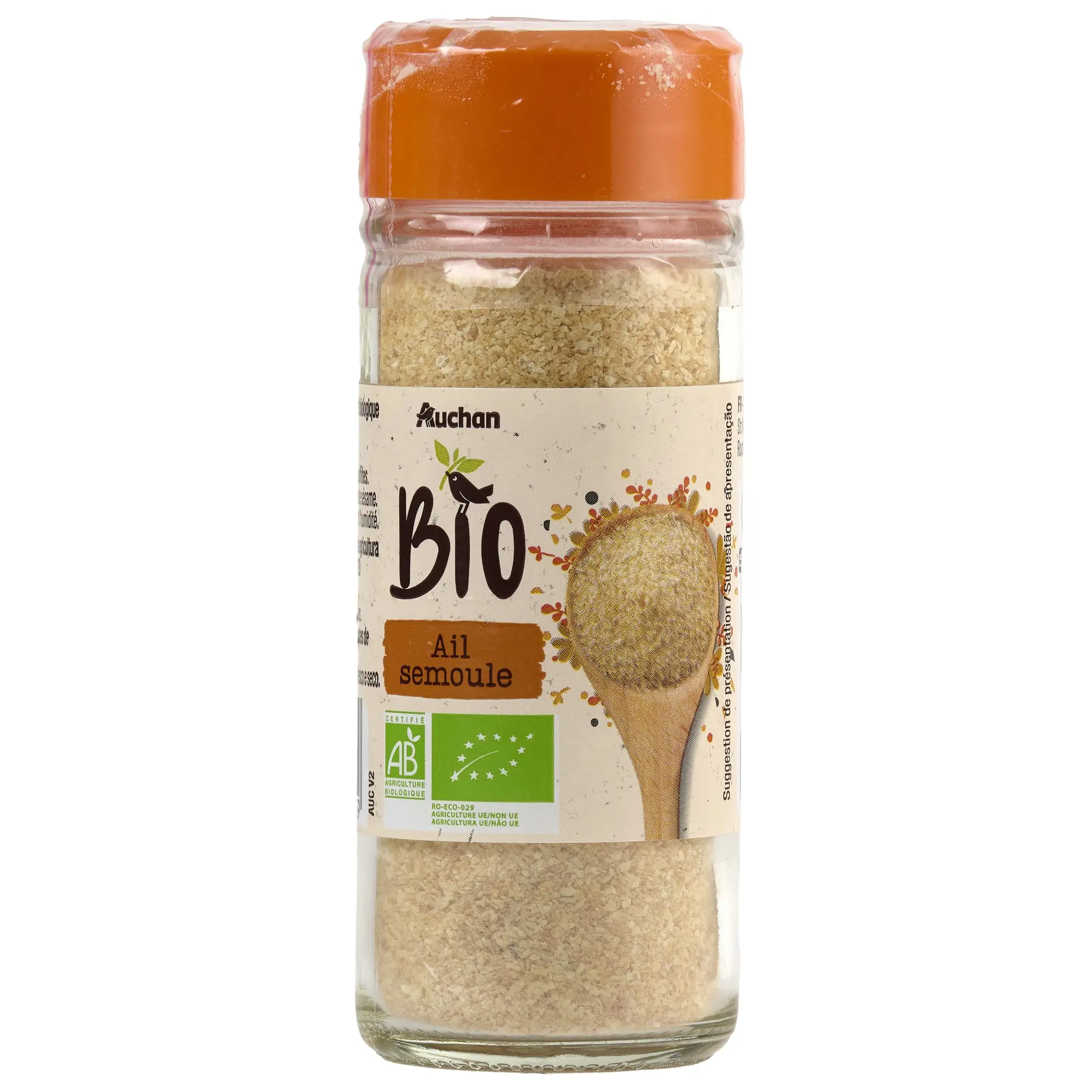 AUCHAN BIO Ail en semoule