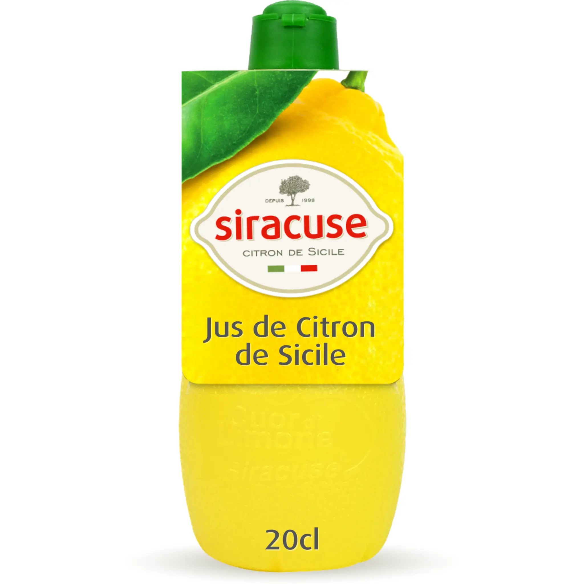SIRACUSE Jus de citron jaune de Sicile