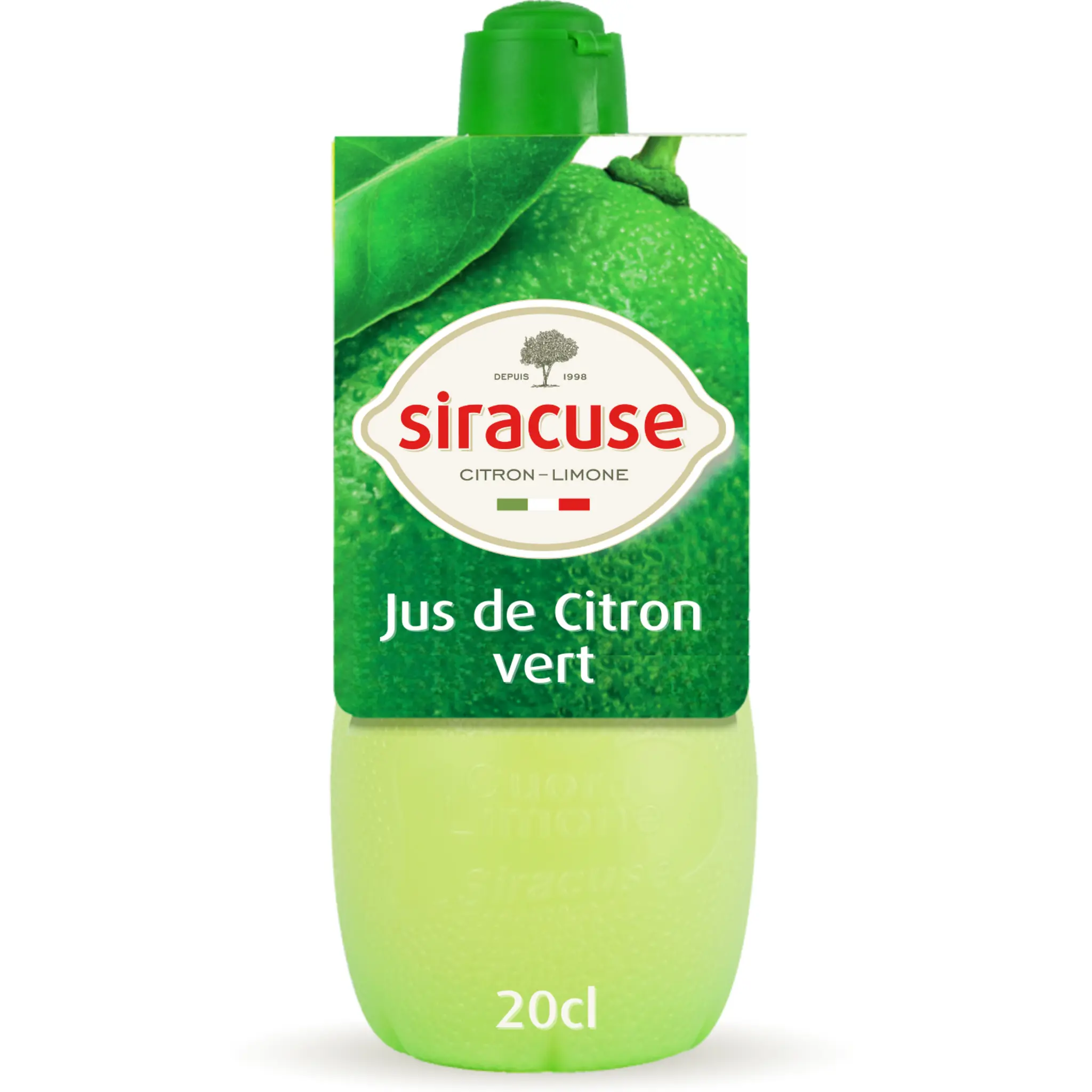 SIRACUSE Jus de citron vert à l'huile essentielle de citron vert