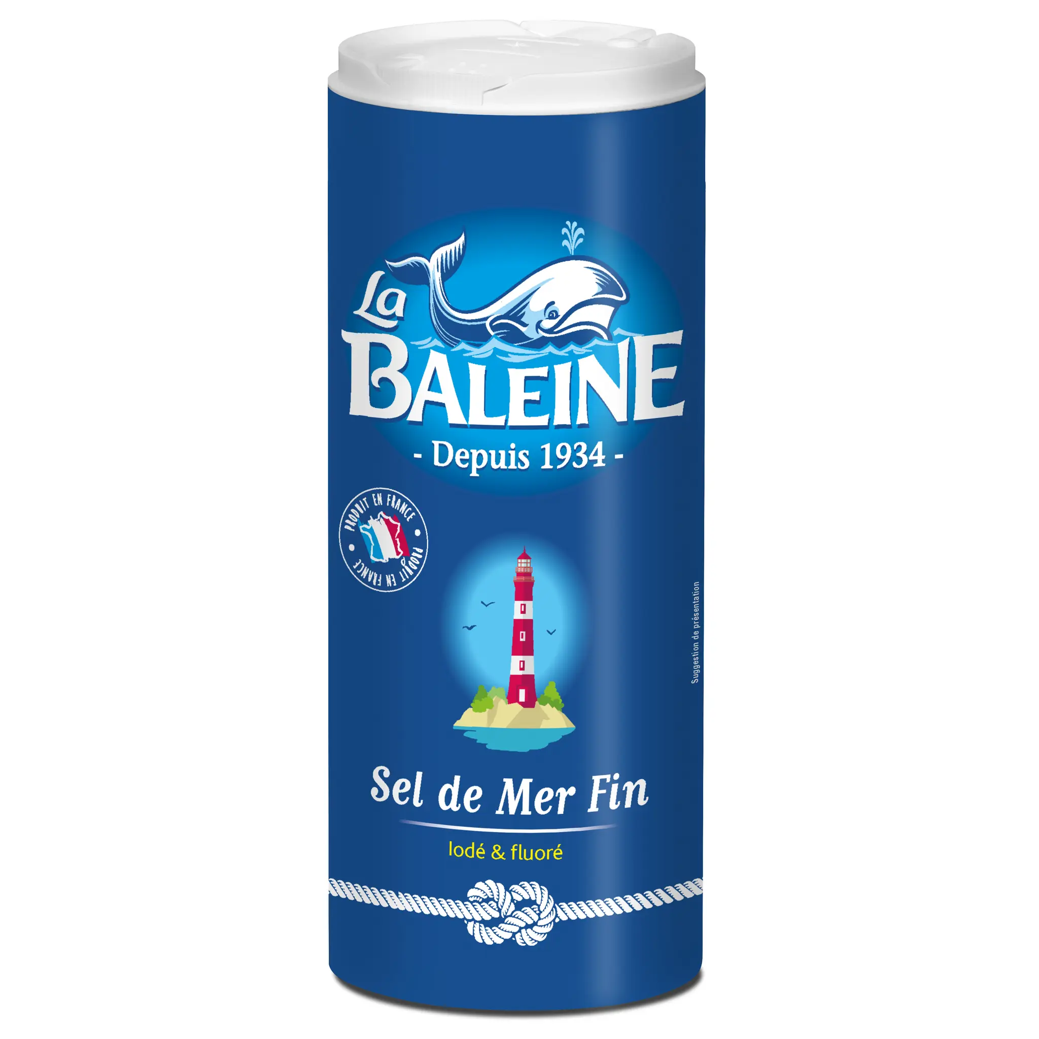 LA BALEINE Sel de mer fin iodé et fluoré