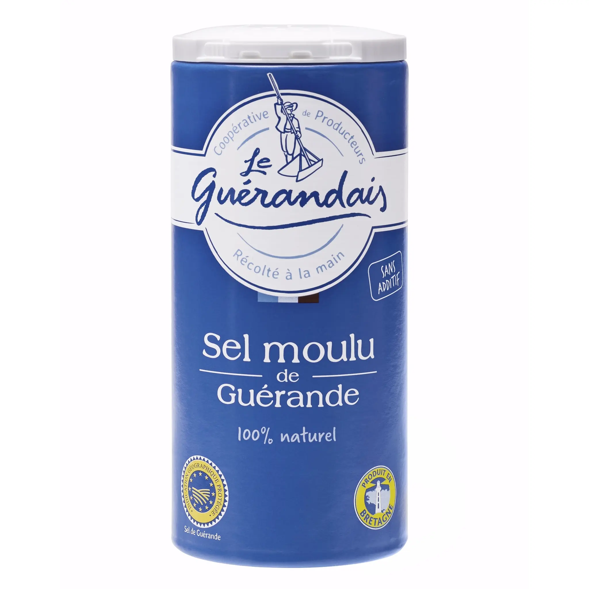LE GUERANDAIS Sel moulu de Guérande 100% naturel produit en Bretagne IGP