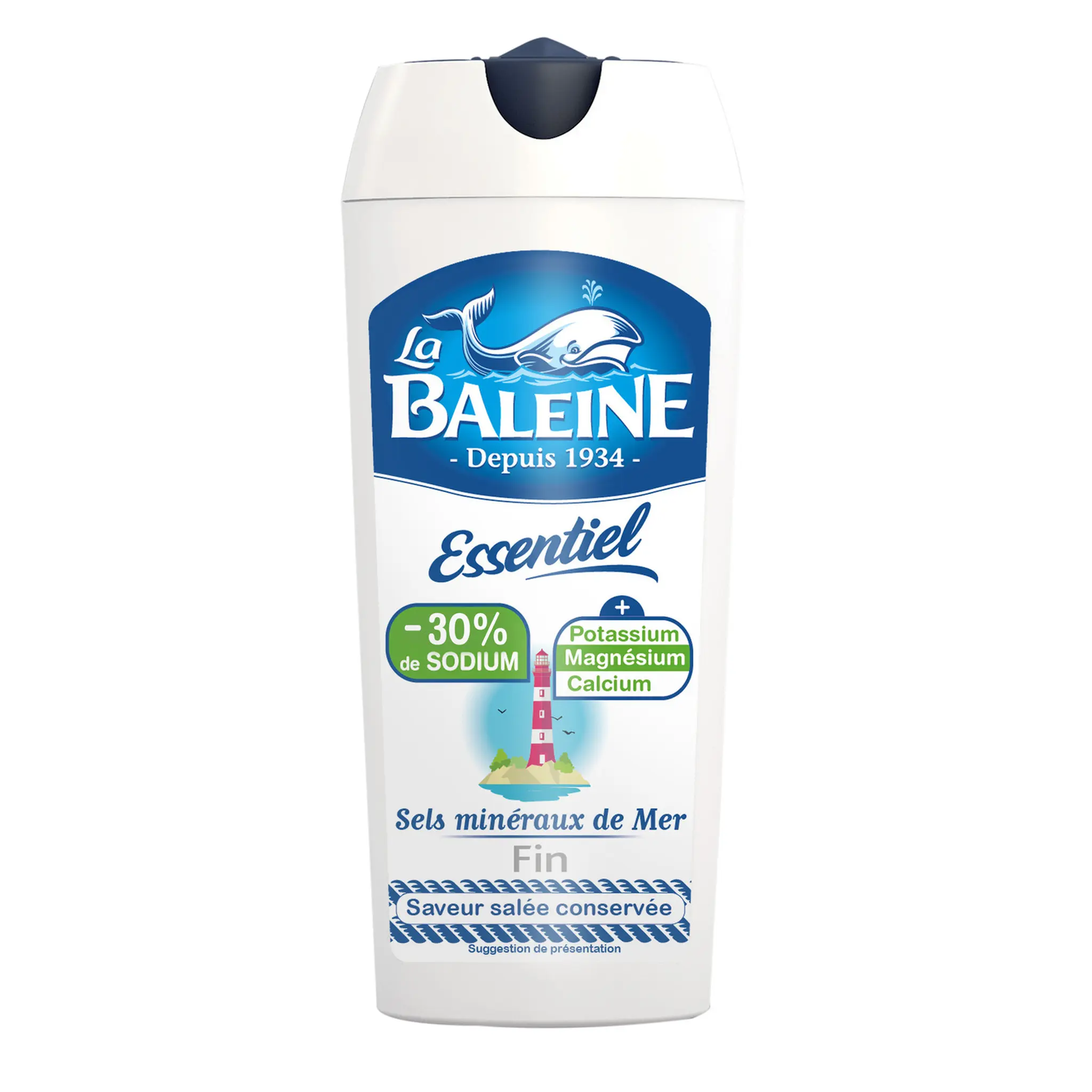 LA BALEINE Essentiel Sels minéraux de mer moins de sodium