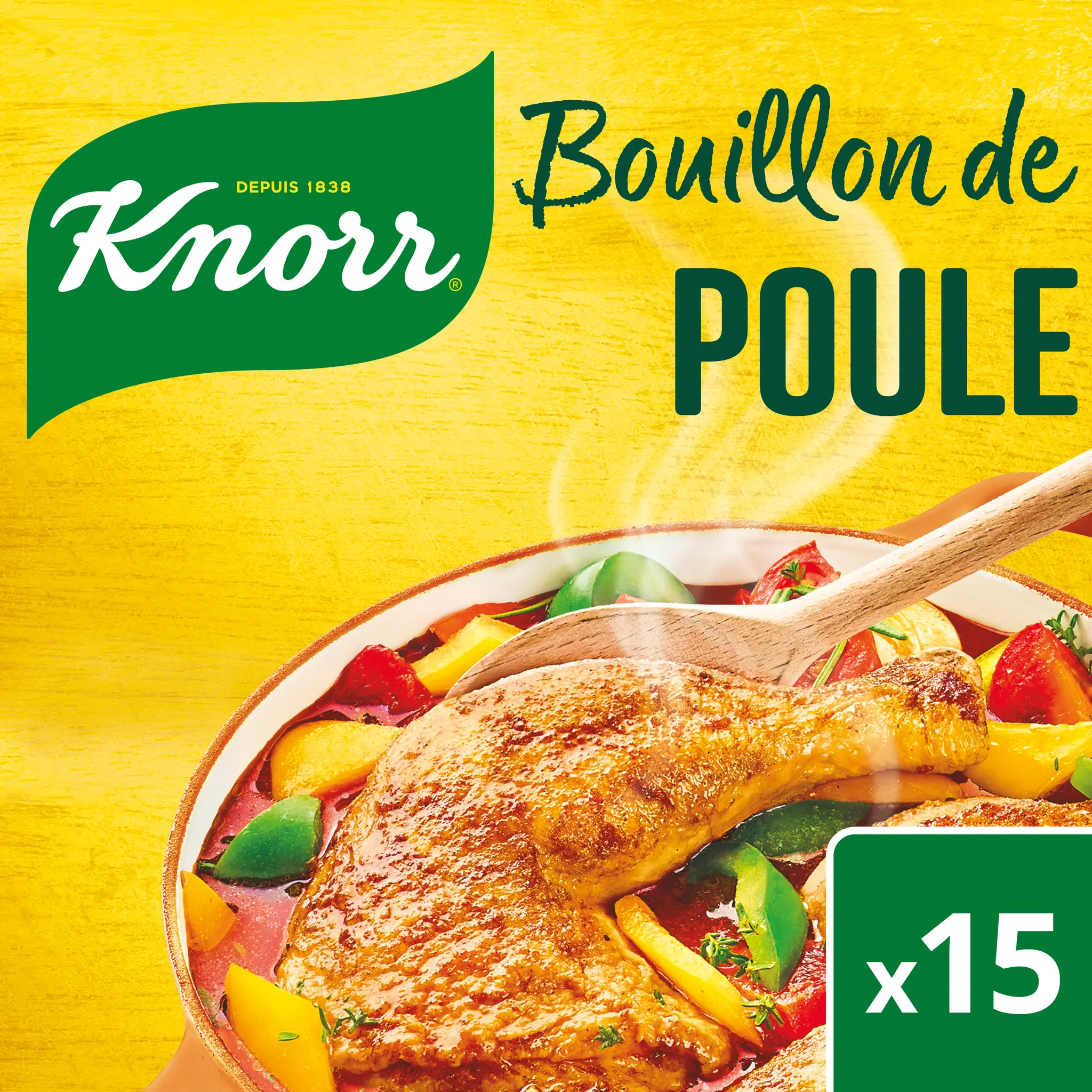 KNORR Bouillon de poule sans conservateur