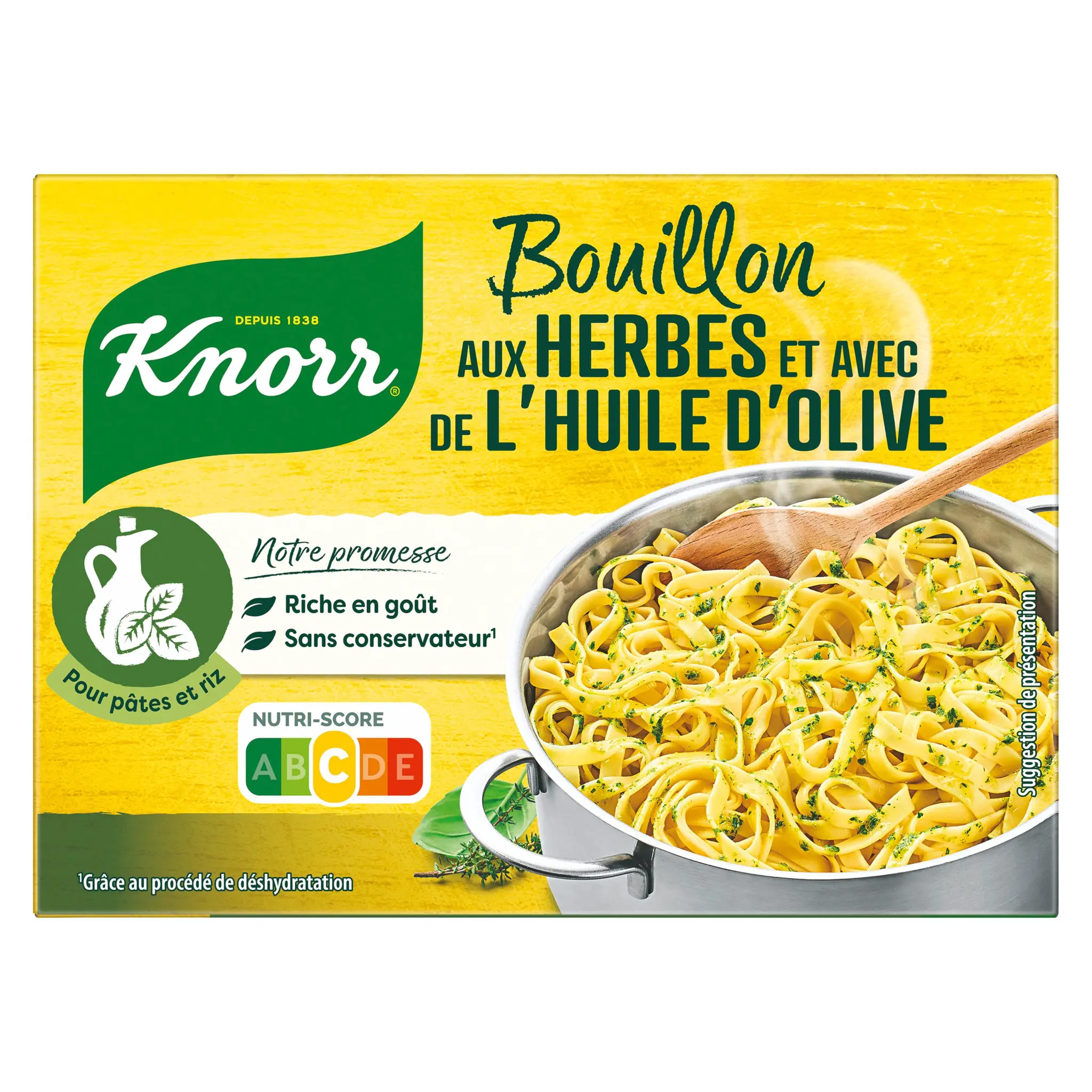 KNORR Bouillon aux herbes et à l'huile d'olive puget