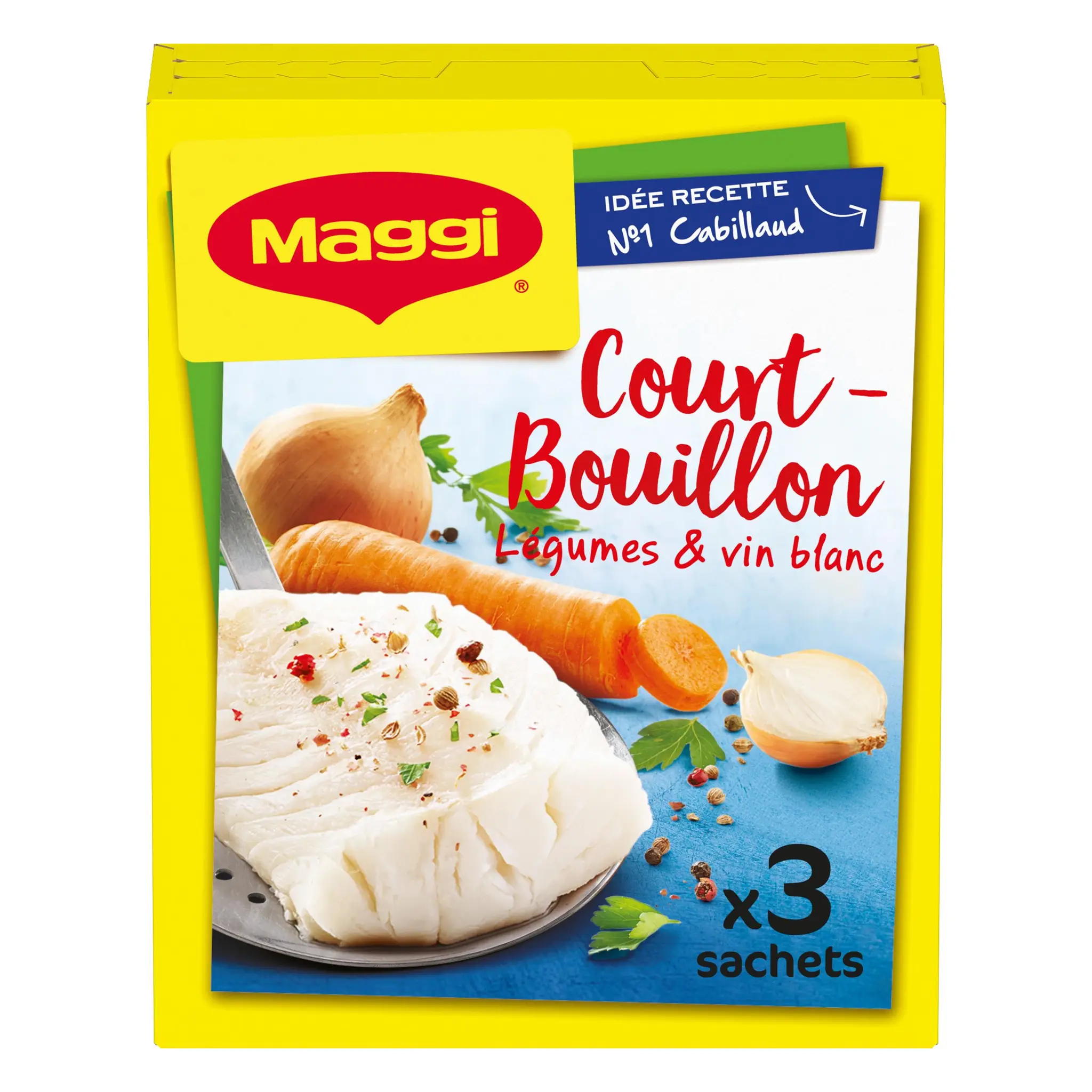 MAGGI Court bouillon saveur légumes et vin blanc