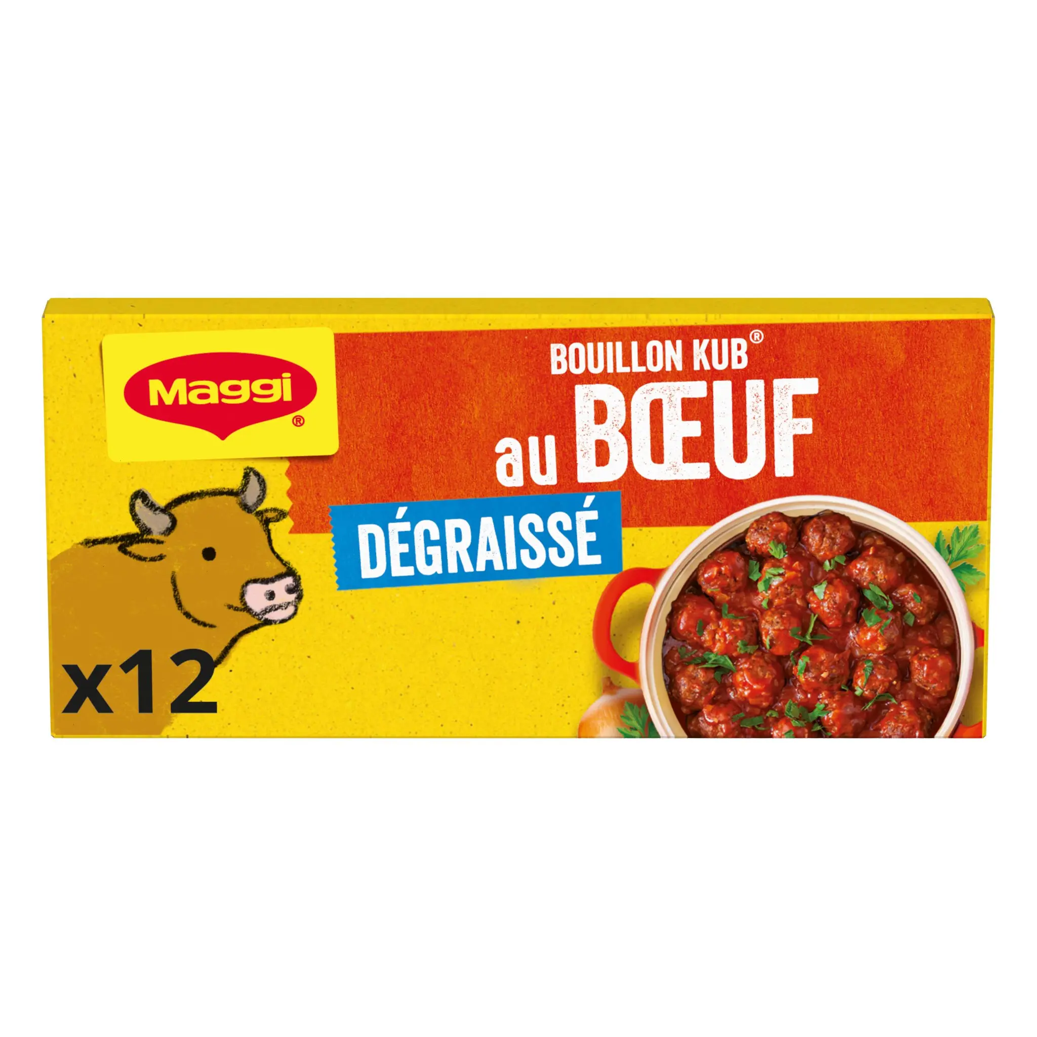 MAGGI Bouillon de bœuf dégraissé fabriqué en France
