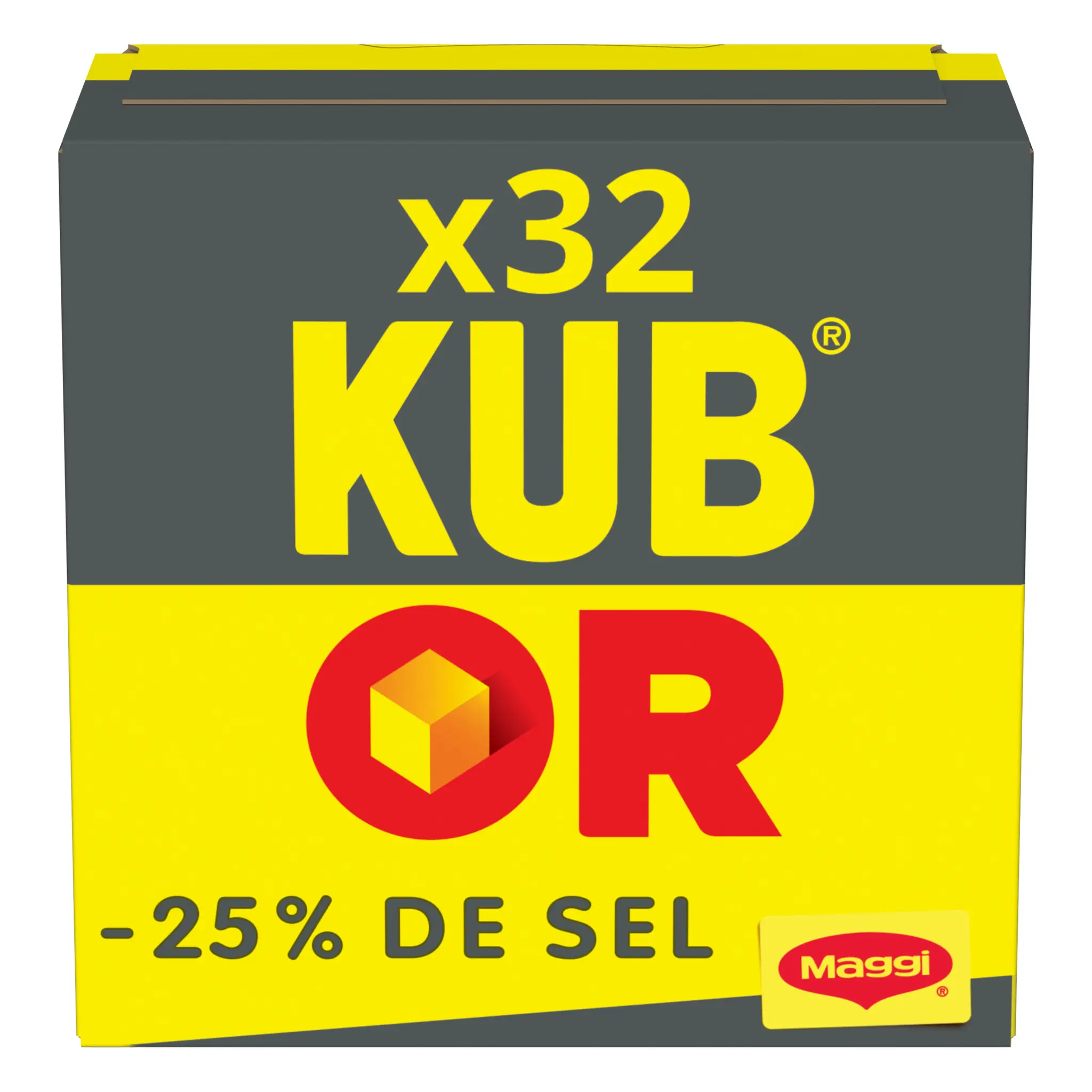 MAGGI Bouillon Kub or avec -25% de sel 100% végétal