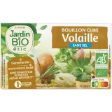 JARDIN BIO ETIC Bouillon cube de volaille sans sel