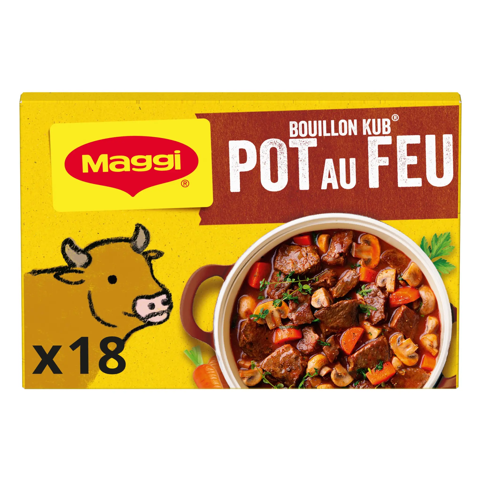 MAGGI Bouillon de pot au feu fabriqué en France