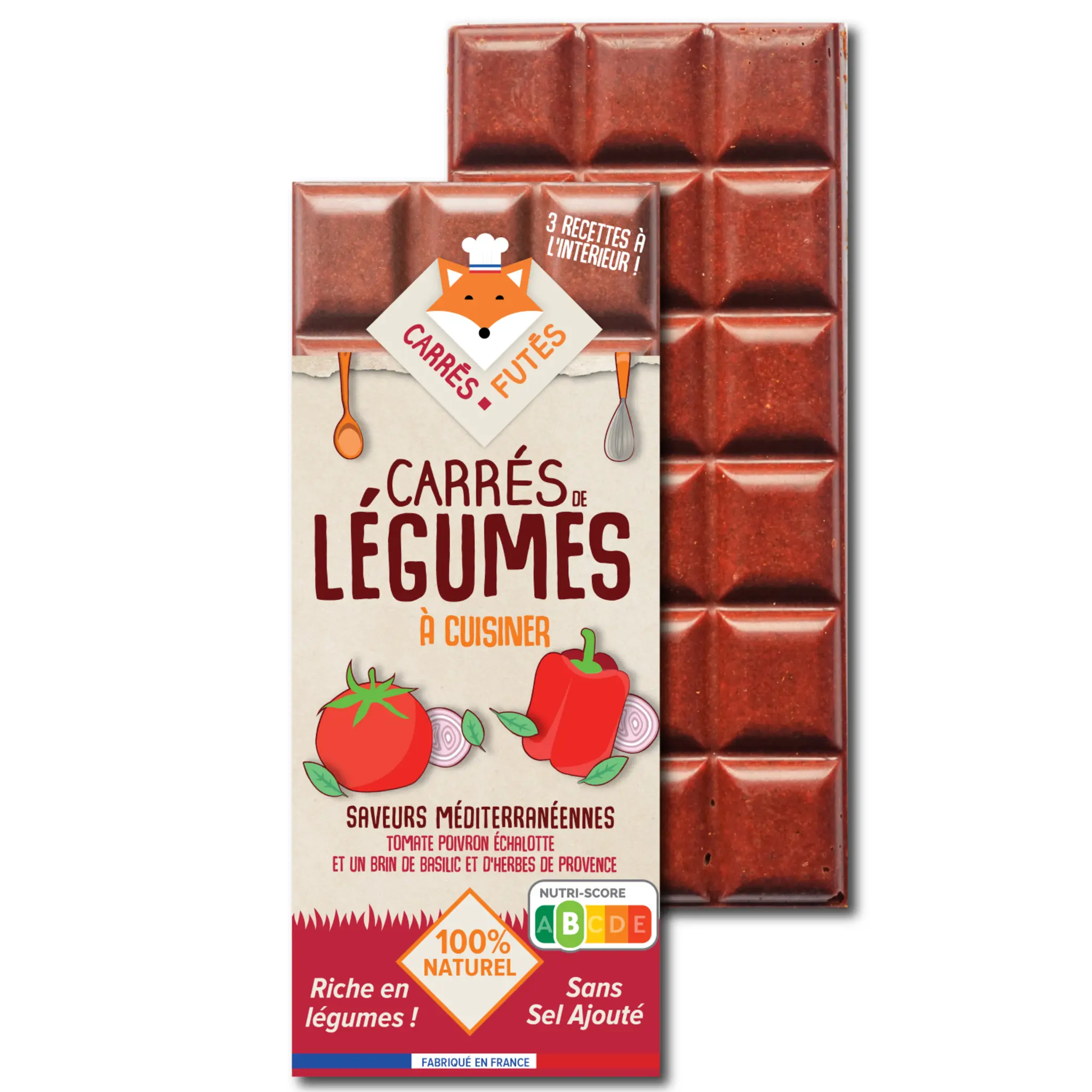 CARRES FUTES Carrés de légumes à cuisiner saveurs méditerranéennes