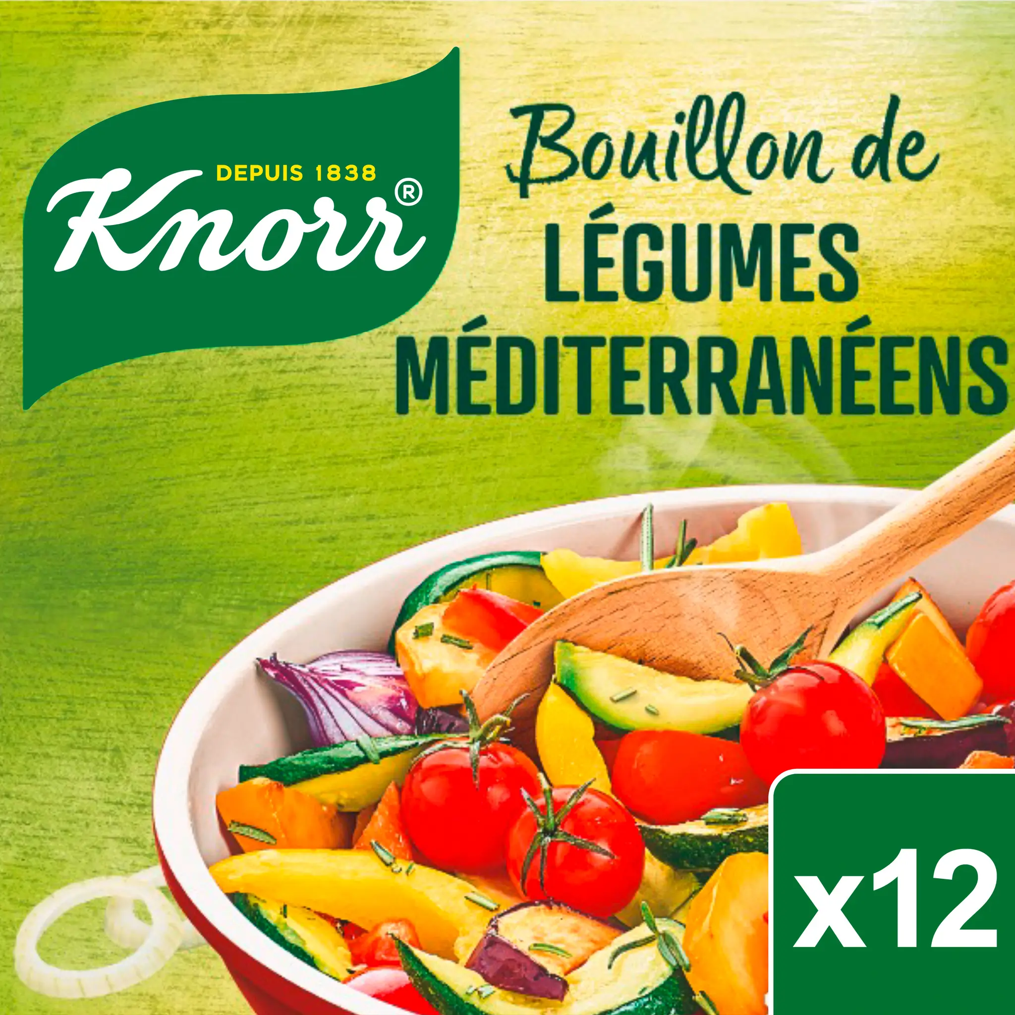 KNORR Bouillon de légumes méditerranéens