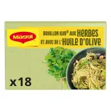 MAGGI Bouillon végétal Kub aux herbes avec de l'huile d'olive