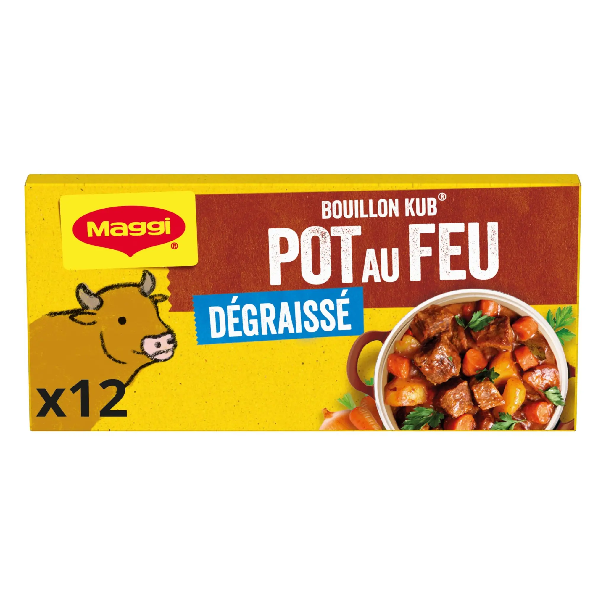 MAGGI Bouillon de pot au feu dégraissé relevé aux herbes et épices