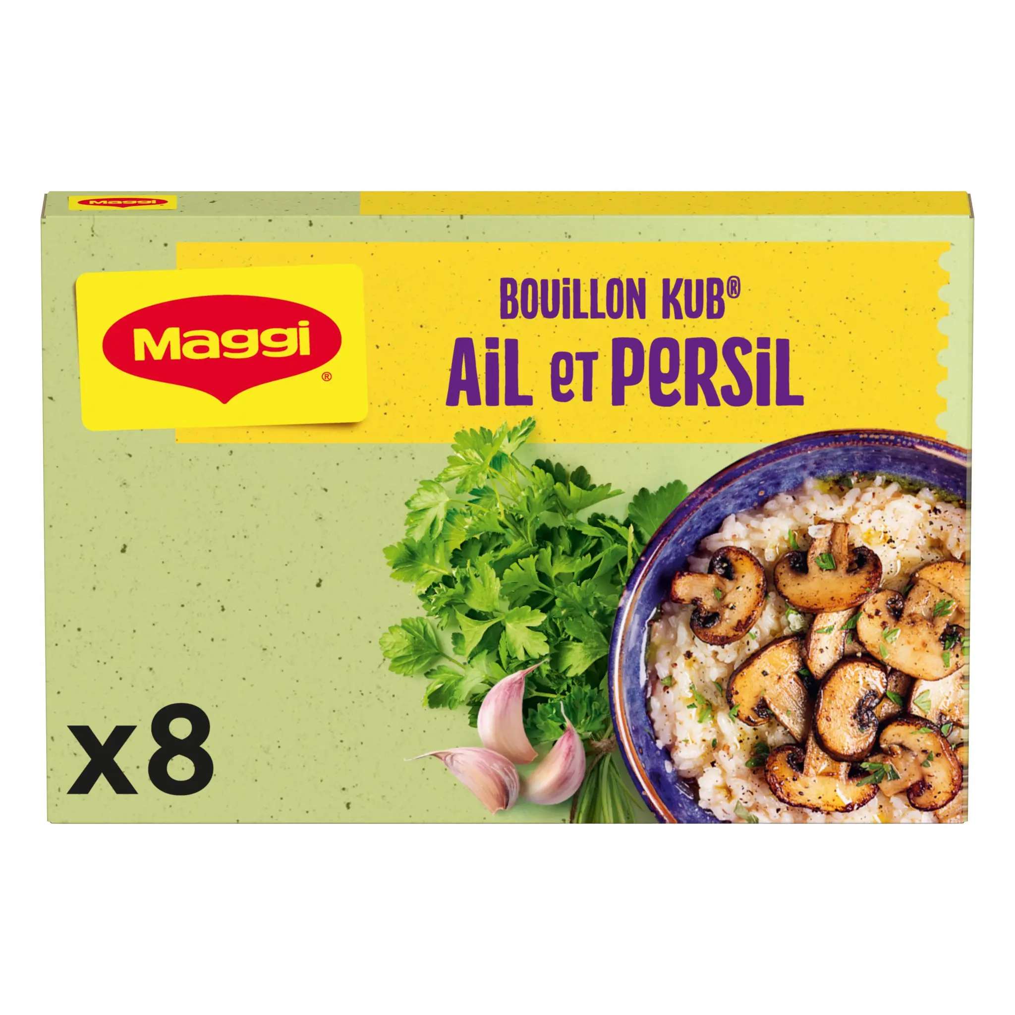 MAGGI Bouillon végétal Kub ail et persil
