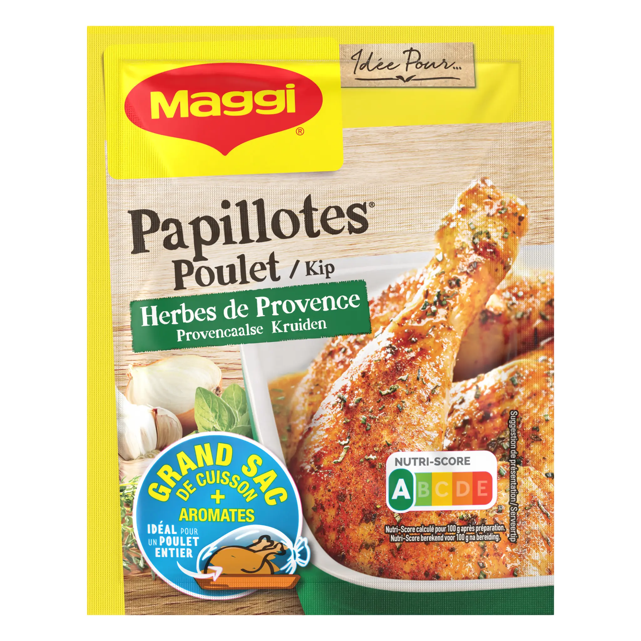 MAGGI Papillotes poulet et herbes de Provence