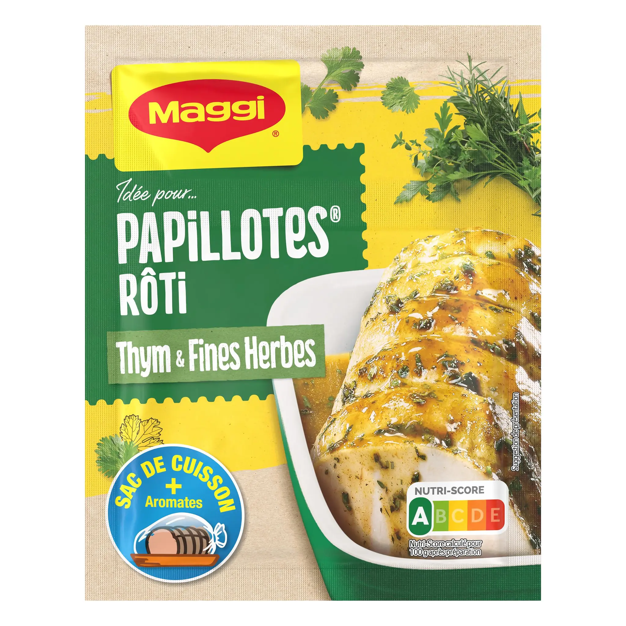 MAGGI Papillotes rôti thym et fines herbes