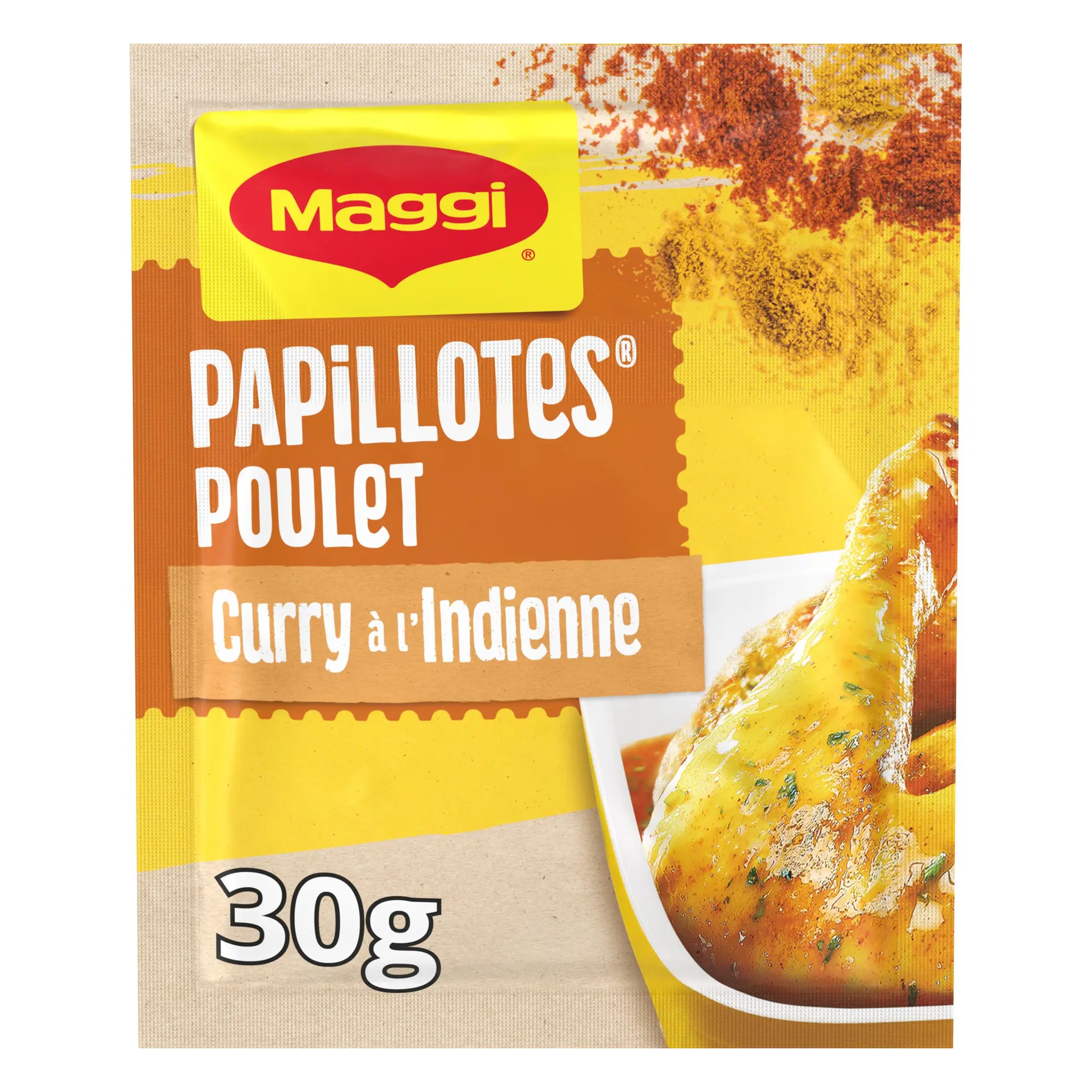 MAGGI Papillotes poulet curry à l'indienne