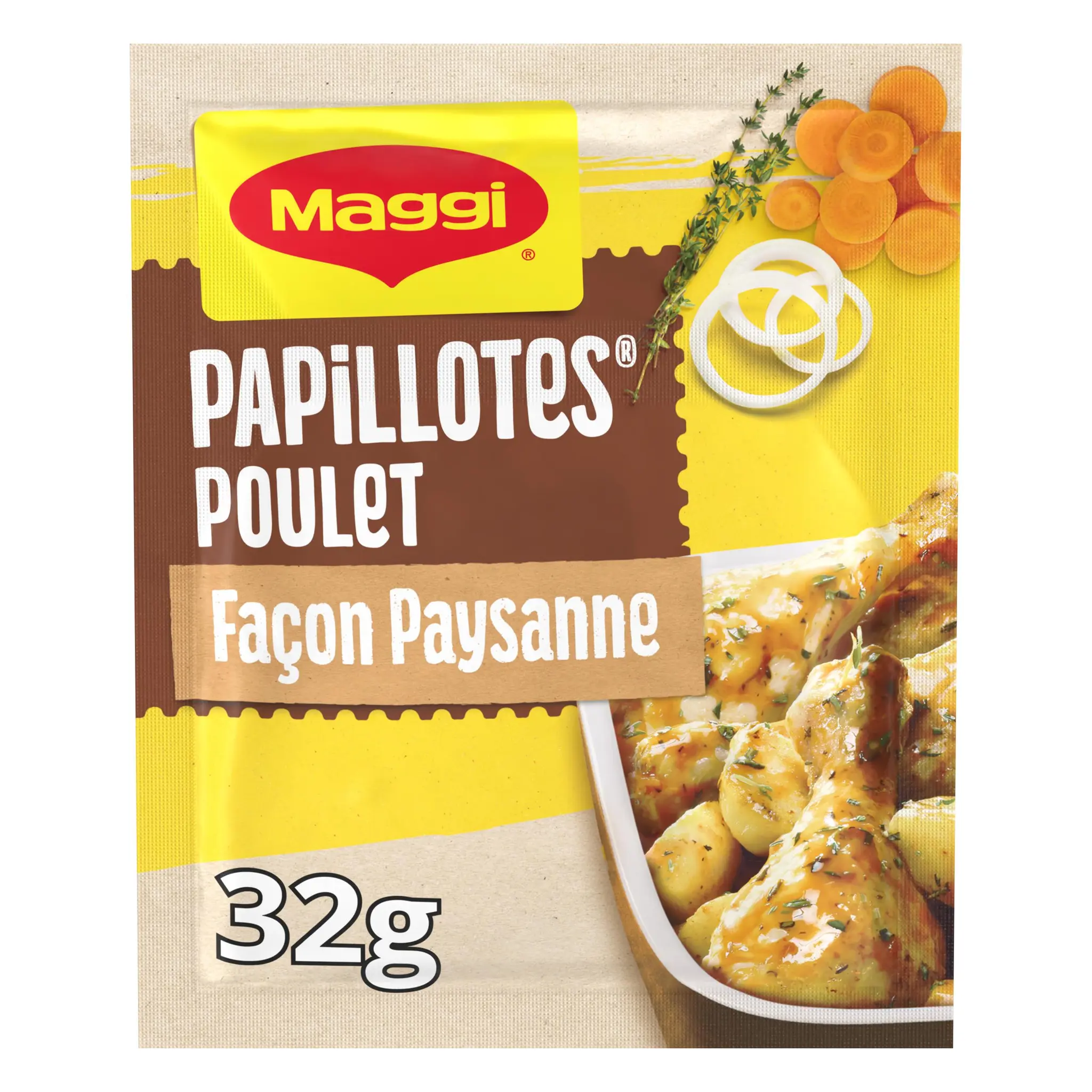 MAGGI Papillotes poulet façon paysanne