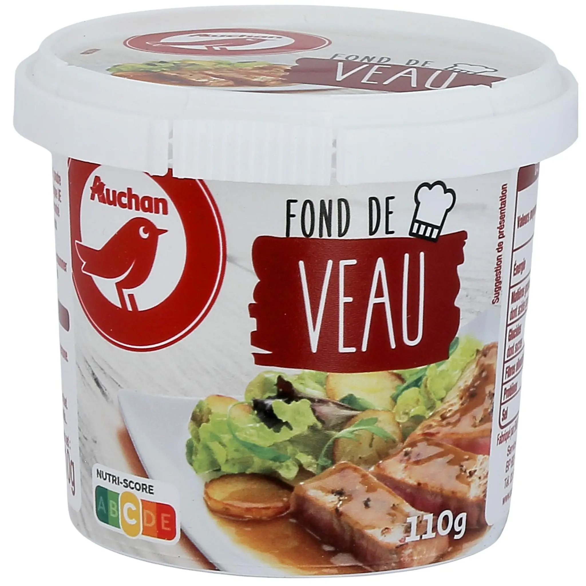 AUCHAN Fond de veau déshydraté avec bec verseur