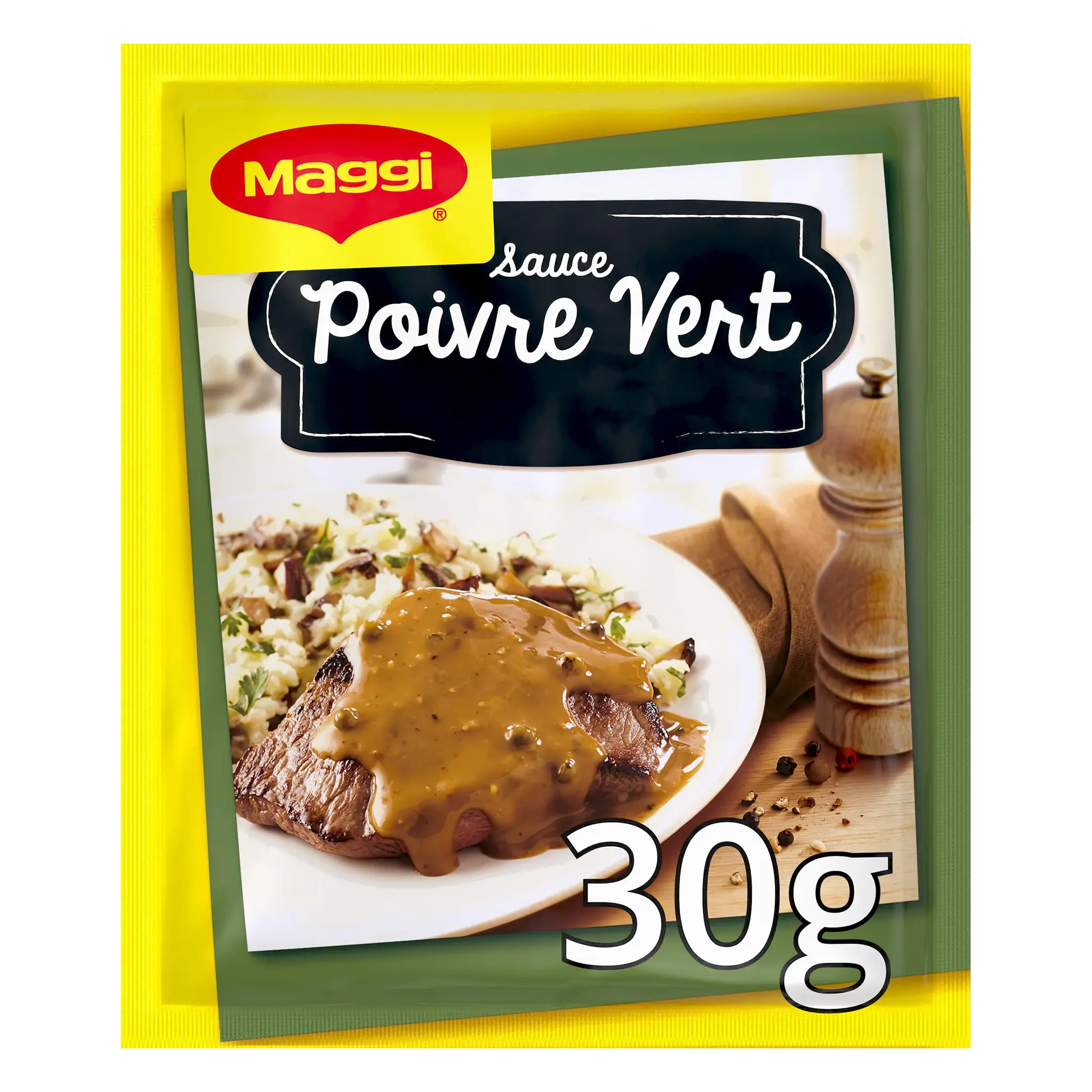 MAGGI Sauce poivre vert déshydratée sans conservateur fabriquée en France en sachet