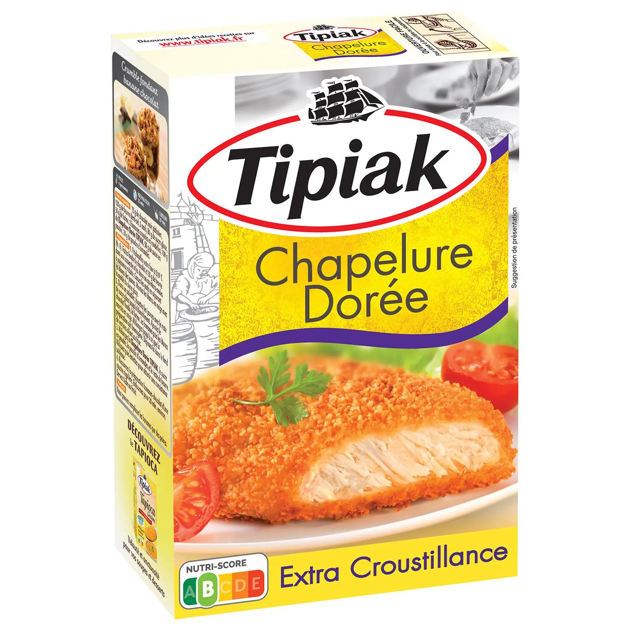 TIPIAK Chapelure dorée extra croustillante