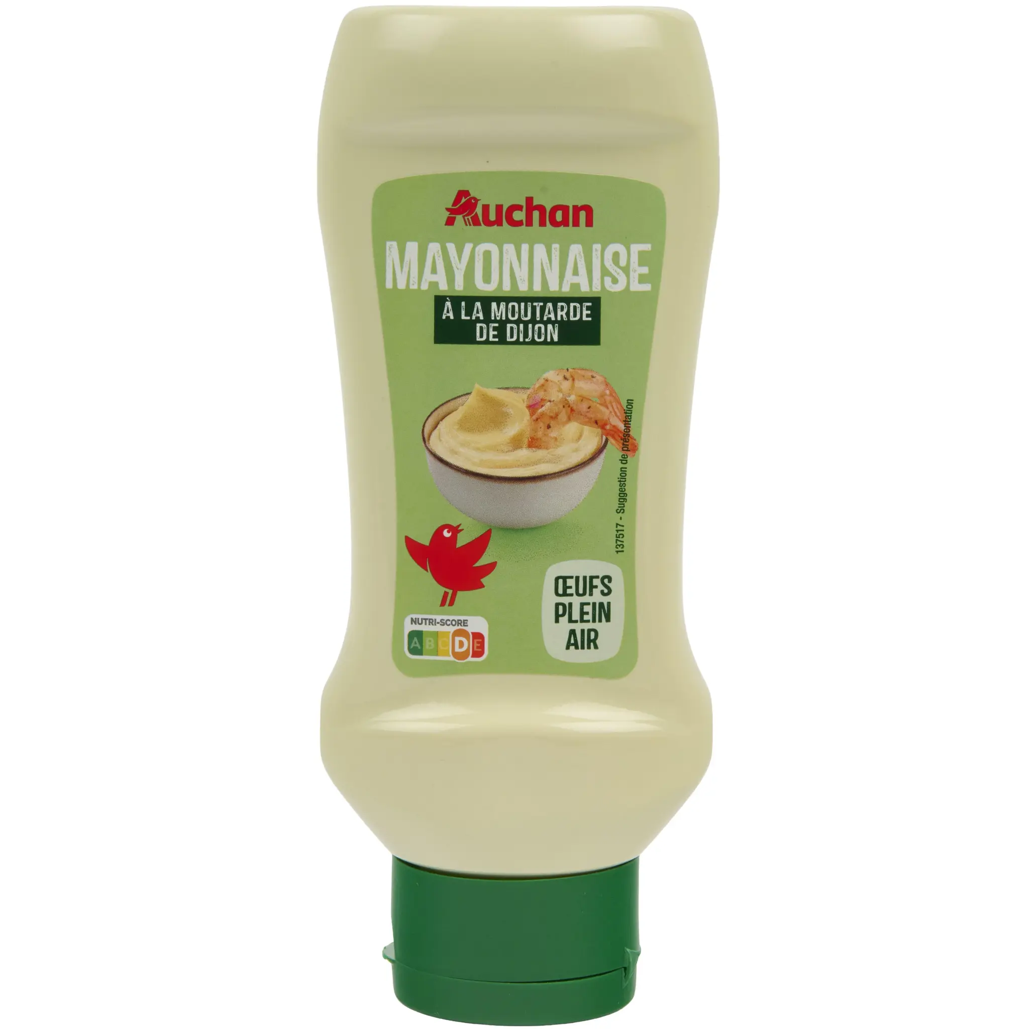 AUCHAN Mayonnaise à la moutarde de Dijon flacon souple