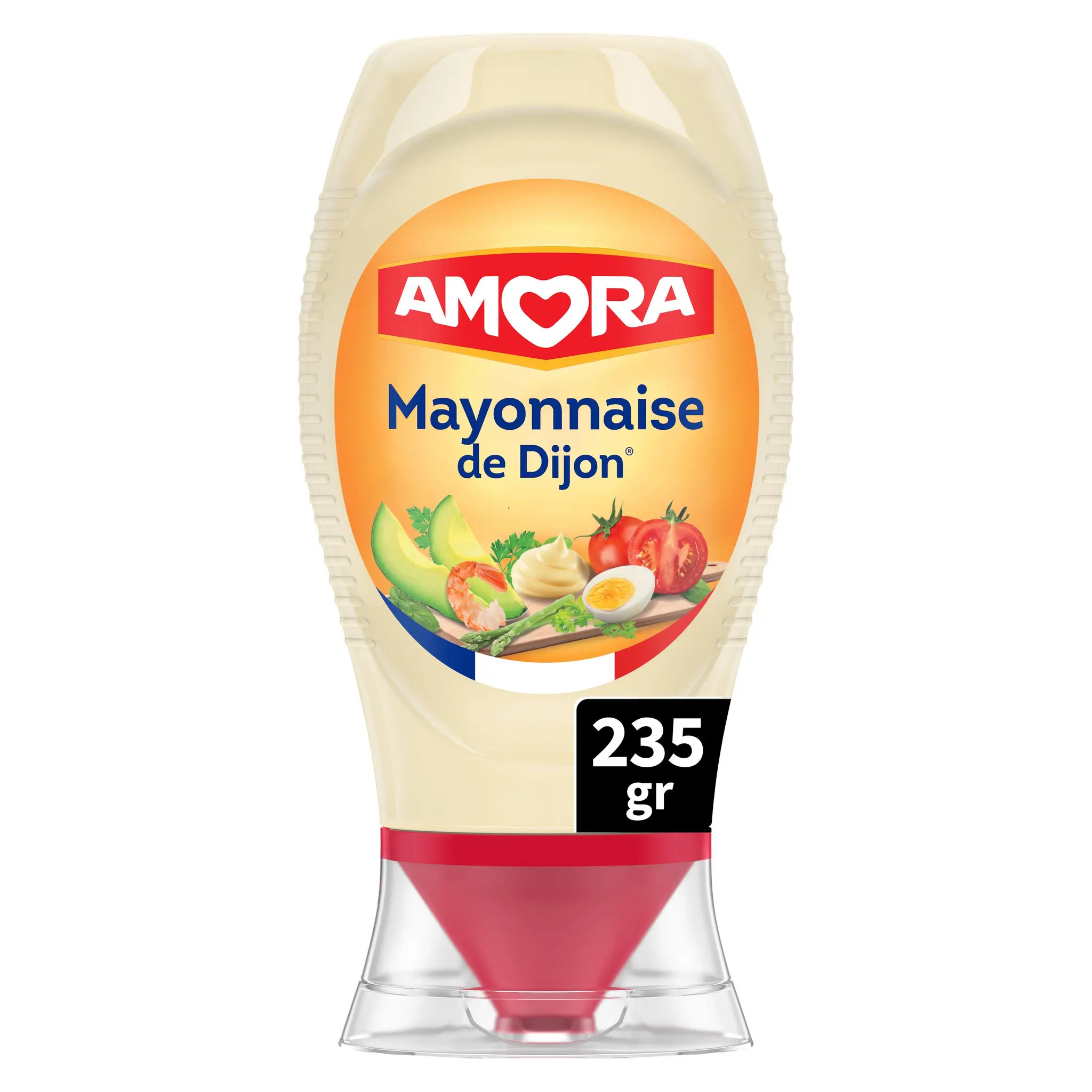 AMORA Mayonnaise de Dijon goût authentique flacon souple