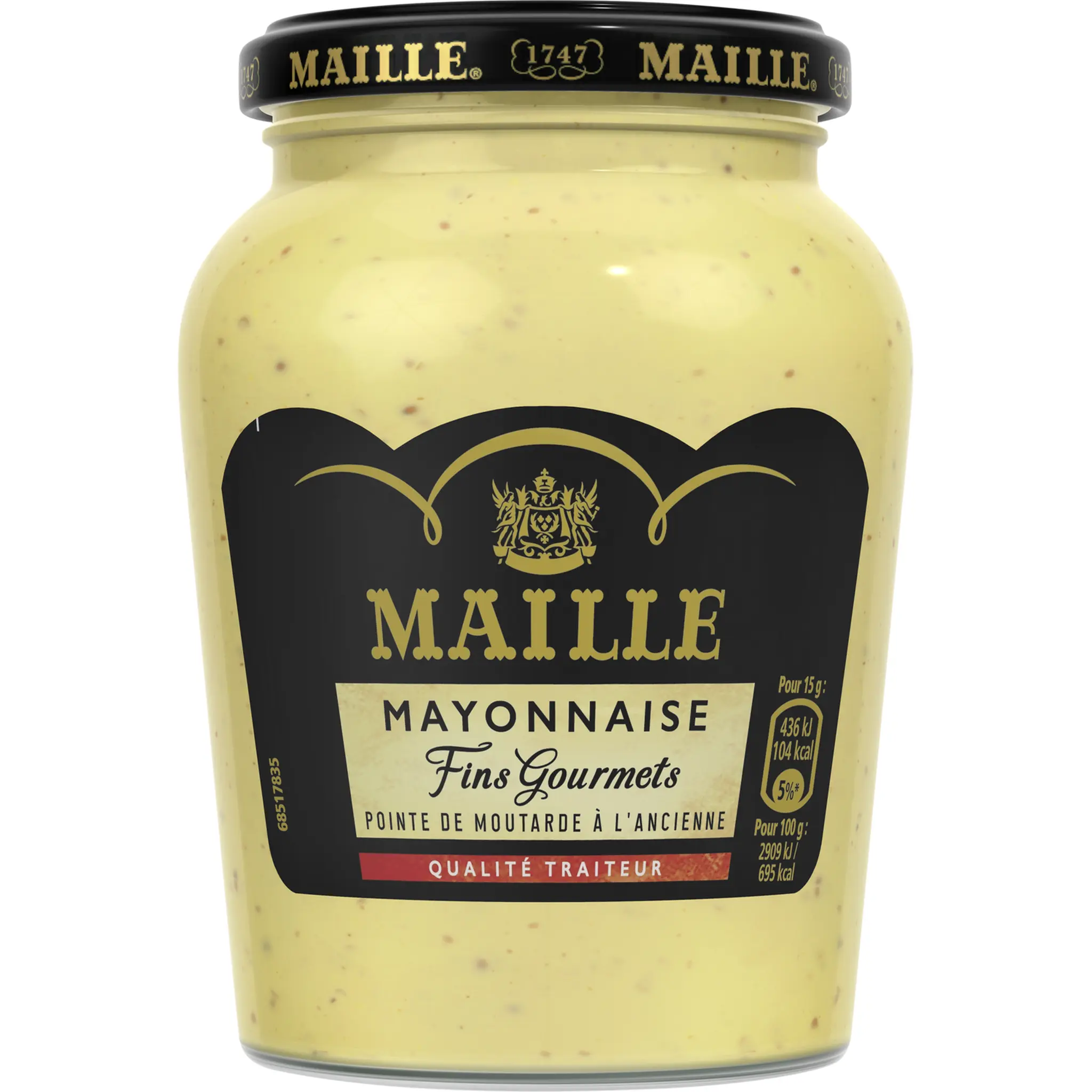 MAILLE Mayonnaise fins gourmets qualité traiteur en bocal