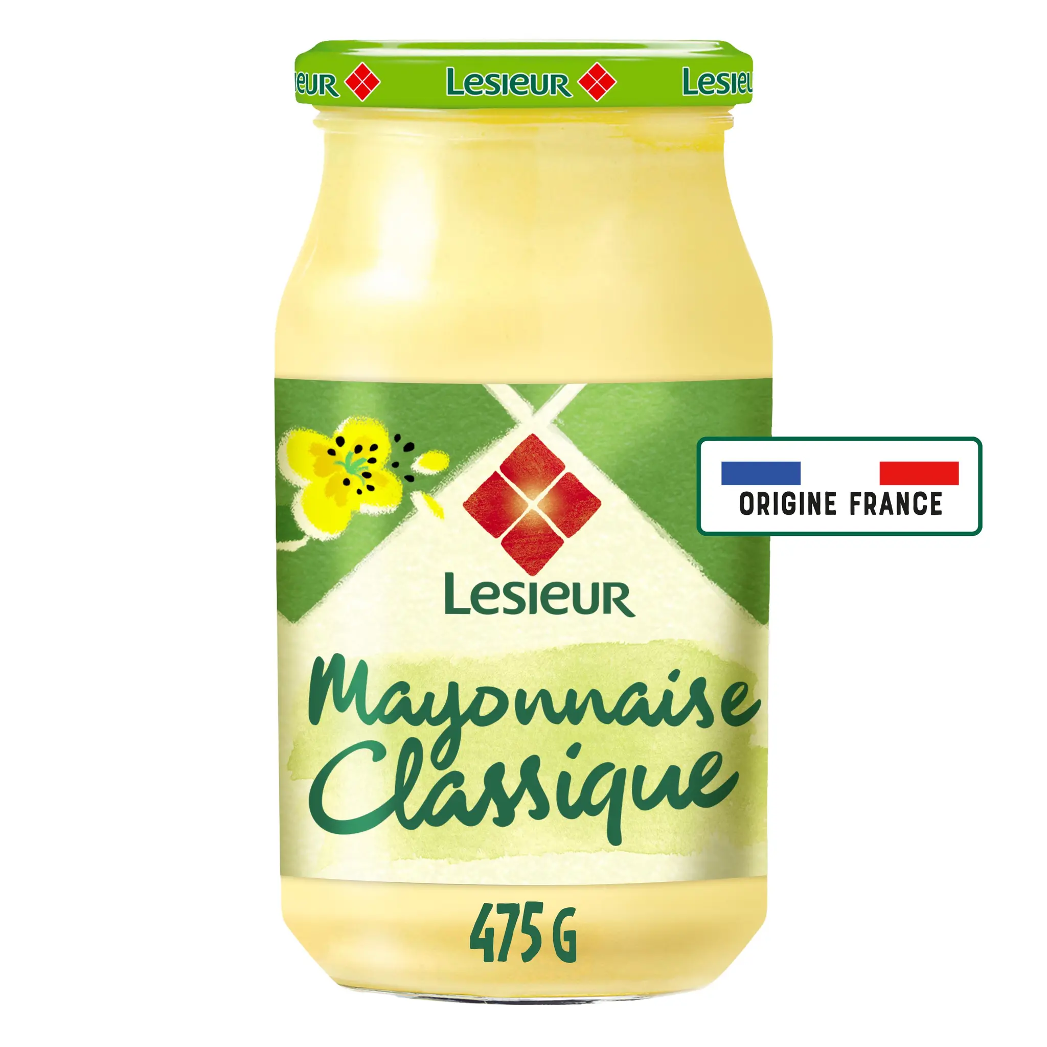 LESIEUR Mayonnaise aux œufs de plein air origine France en bocal