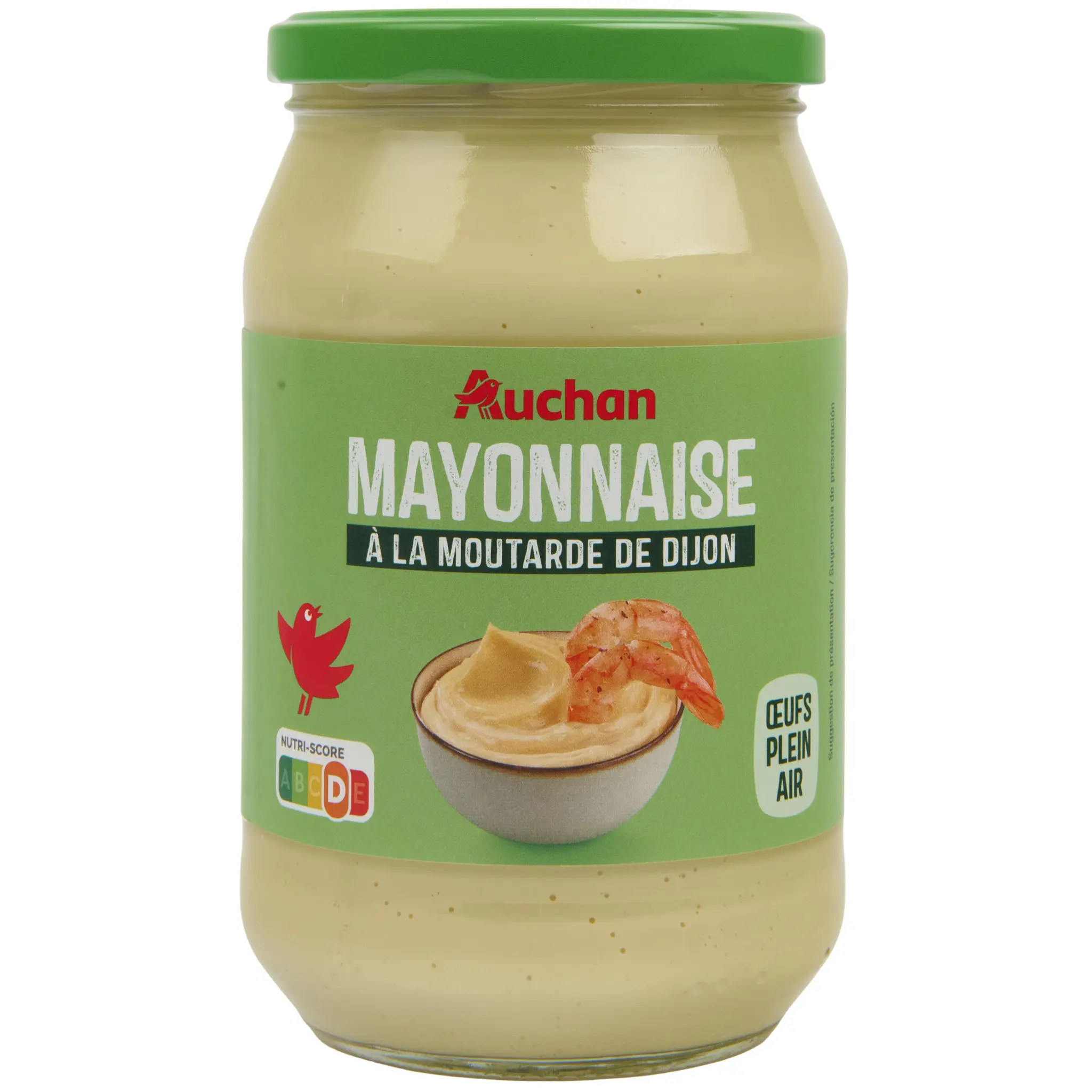 AUCHAN Mayonnaise à la moutarde de Dijon bocal